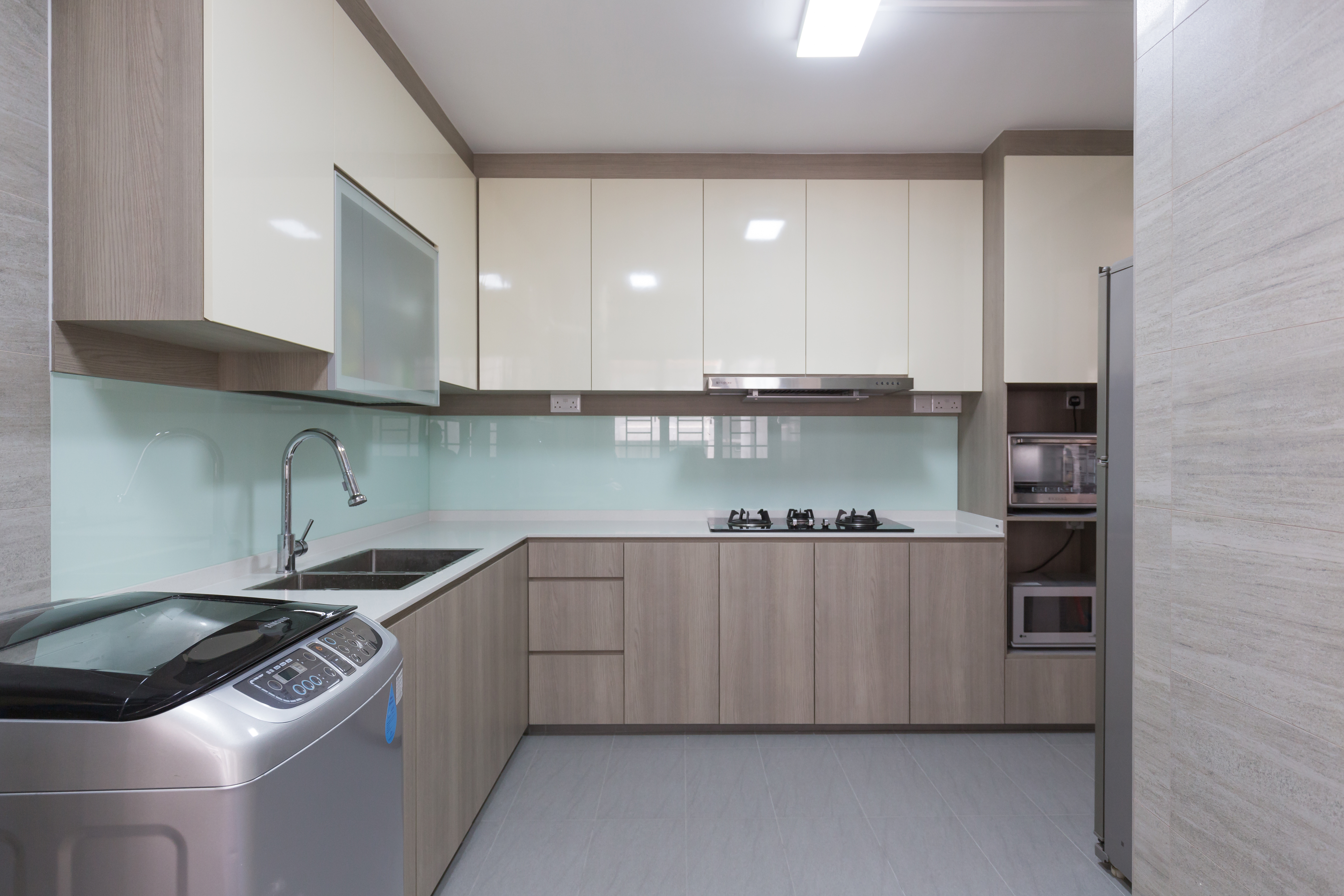 Scandinavian Design - Kitchen - HDB 4 Room - Design by Starry Homestead Pte Ltd