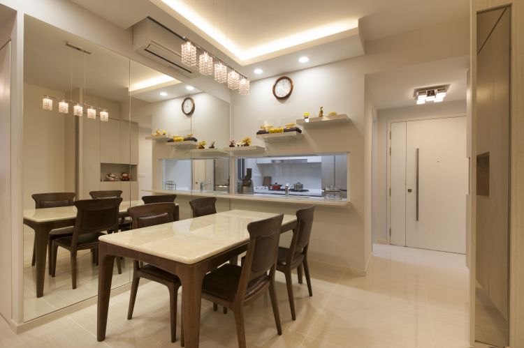 Minimalist, Modern Design - Dining Room - HDB 4 Room - Design by Starry Homestead Pte Ltd