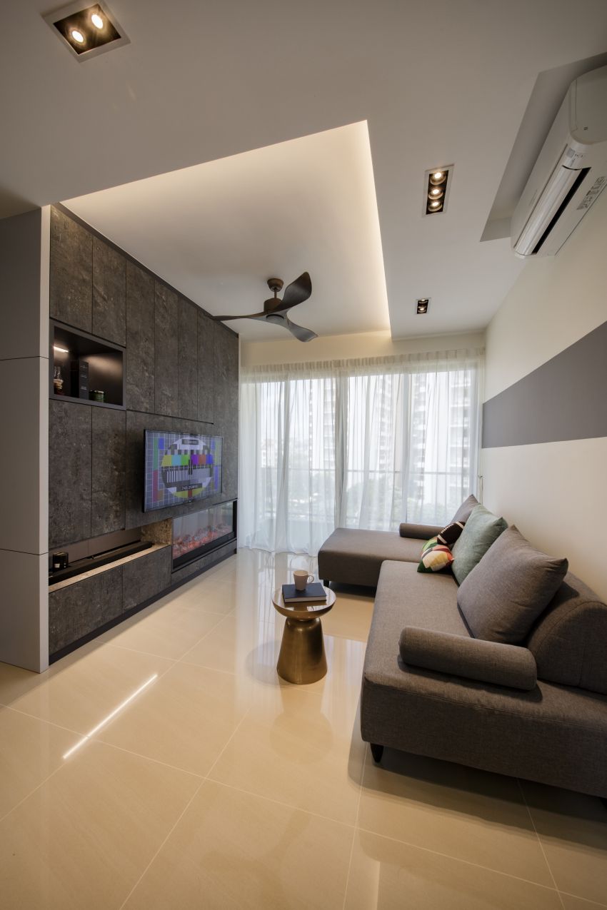 Industrial Design - Living Room - Condominium - Design by Starry Homestead Pte Ltd