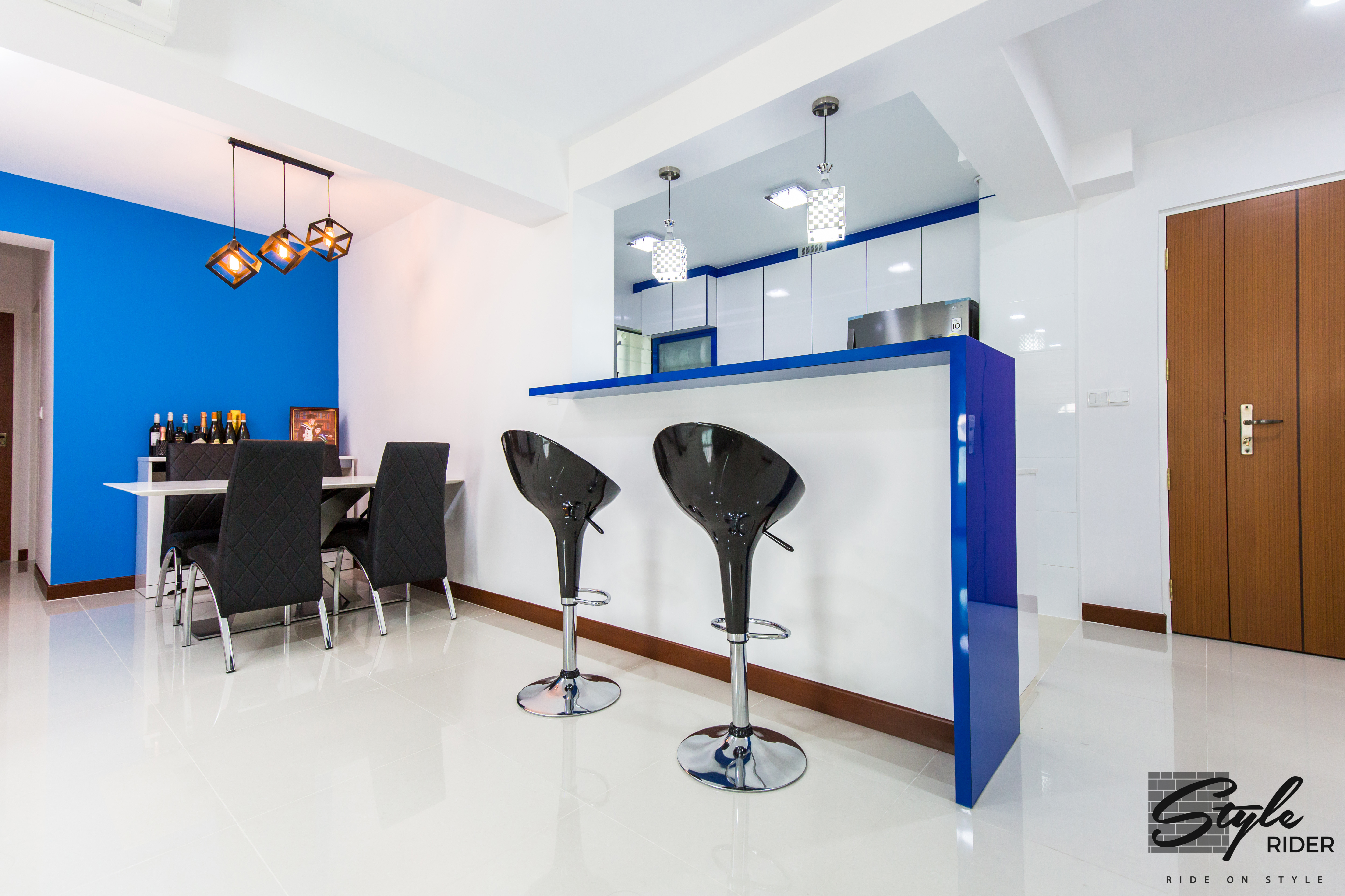 Eclectic, Modern Design - Dining Room - HDB 5 Room - Design by Stylerider Pte Ltd