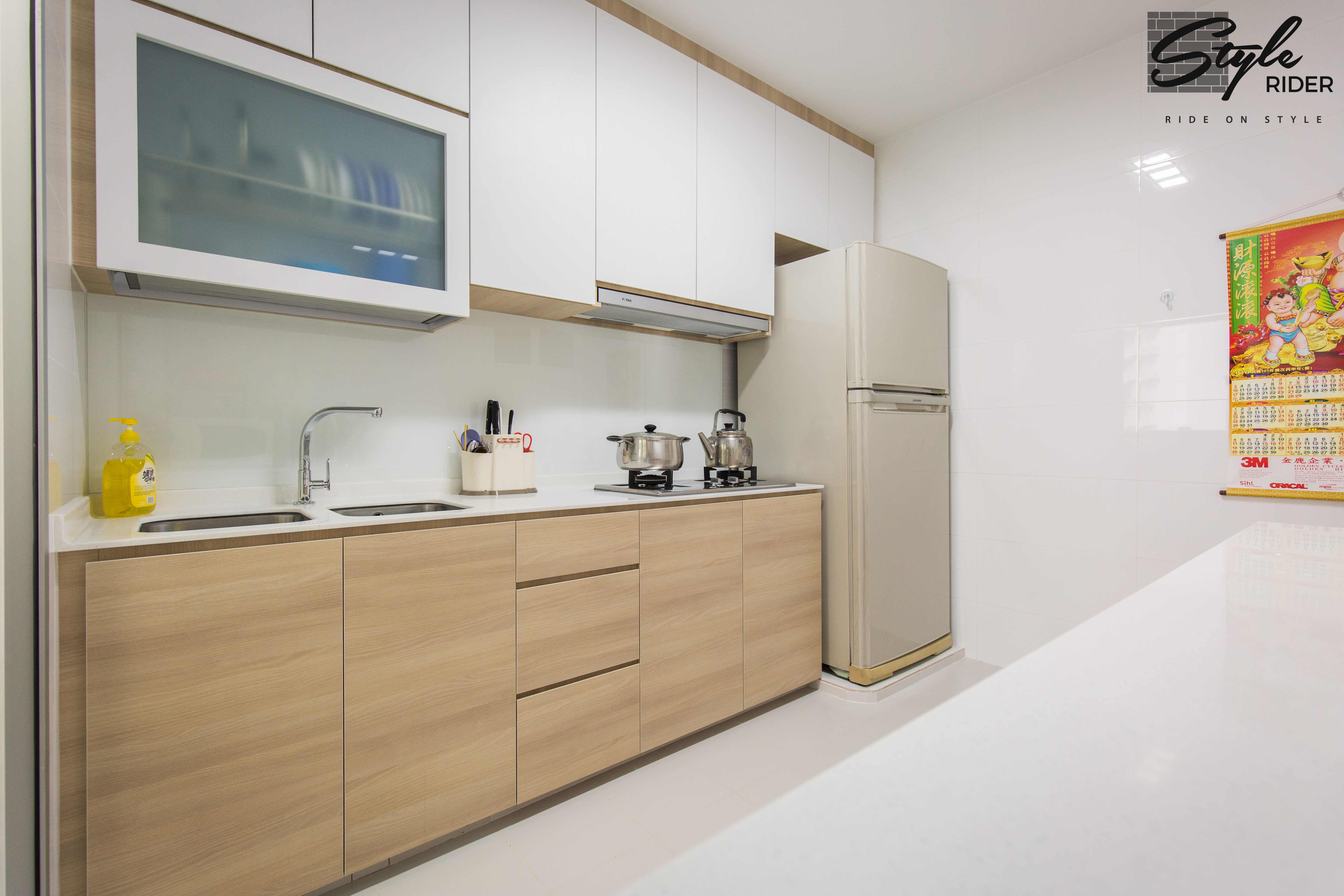 Eclectic, Modern, Scandinavian Design - Kitchen - HDB 4 Room - Design by Stylerider Pte Ltd