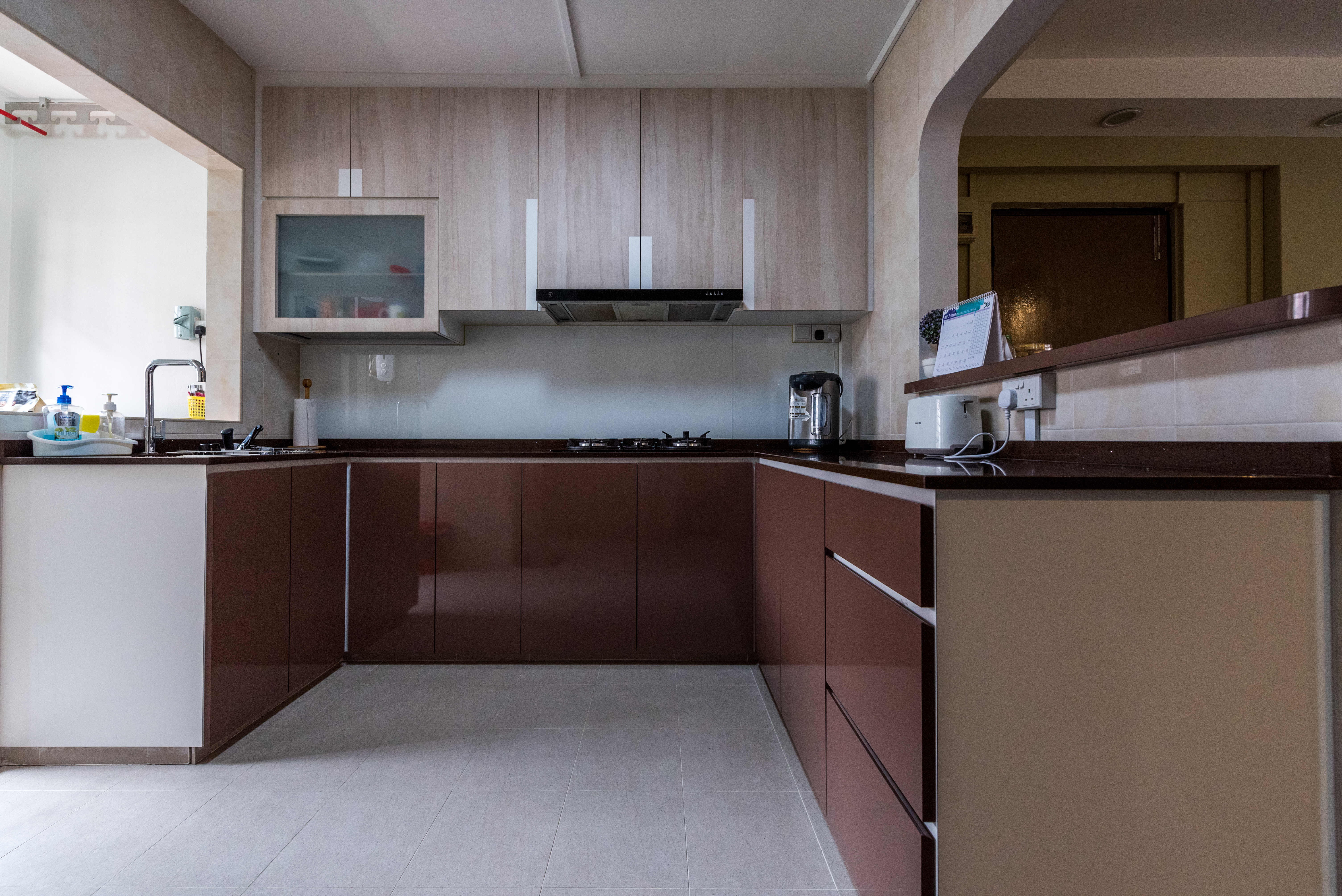 Contemporary, Country, Modern Design - Kitchen - HDB Executive Apartment - Design by Stylerider Pte Ltd