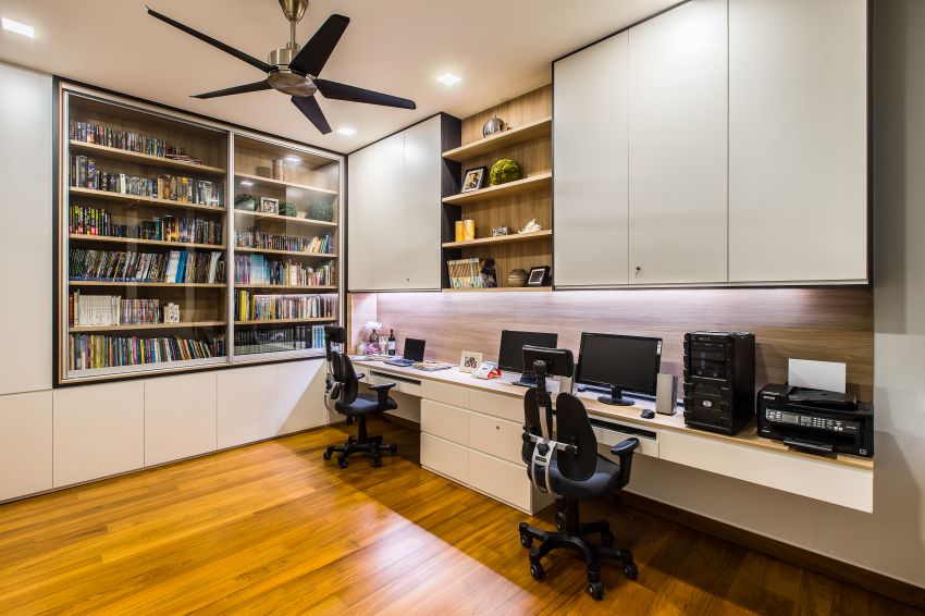 Modern Design - Study Room - Landed House - Design by Summerhaus D'zign Pte Ltd