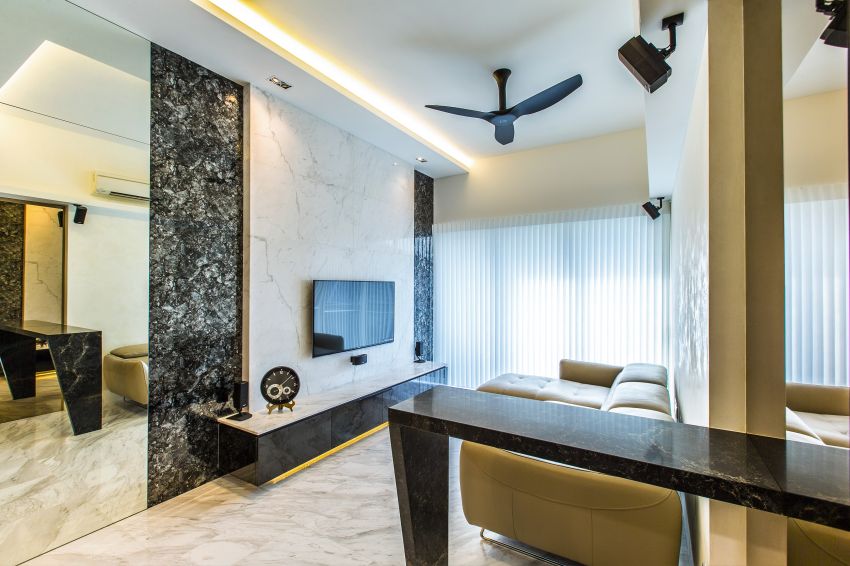 Modern Design - Living Room - Condominium - Design by Summerhaus D'zign Pte Ltd
