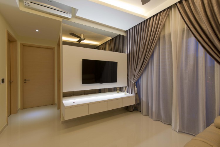 Classical, Contemporary, Modern Design - Living Room - HDB 4 Room - Design by Sun Hup Interior Contracts
