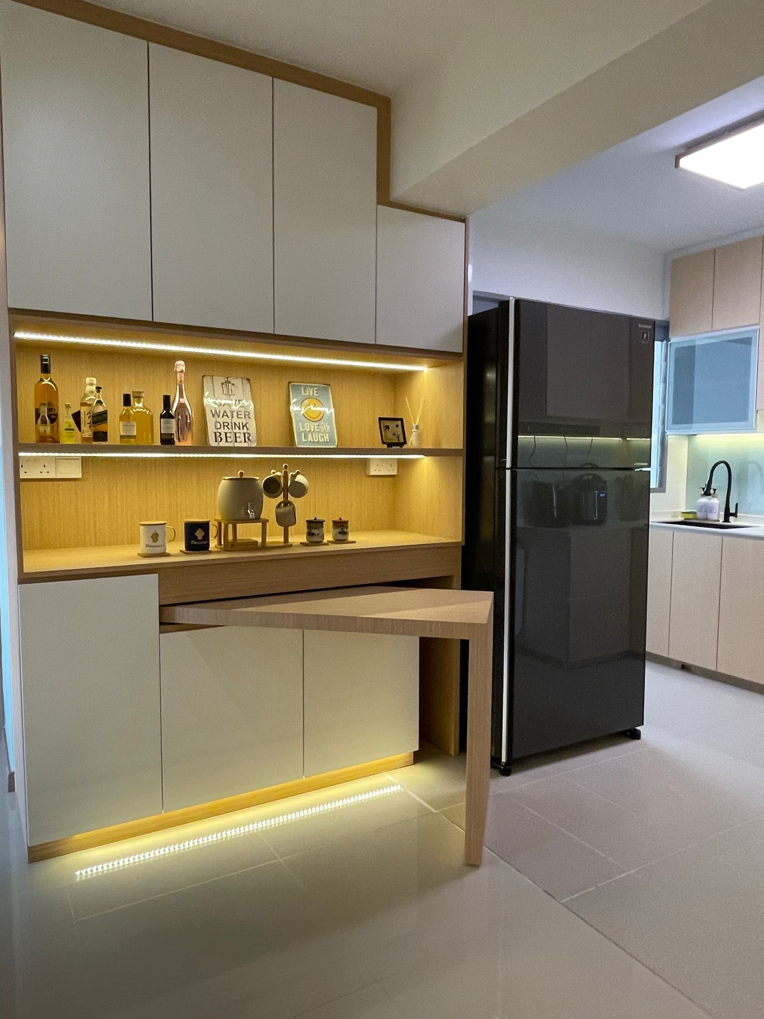 Minimalist, Scandinavian Design - Dining Room - HDB 4 Room - Design by Supreme Houzz Design