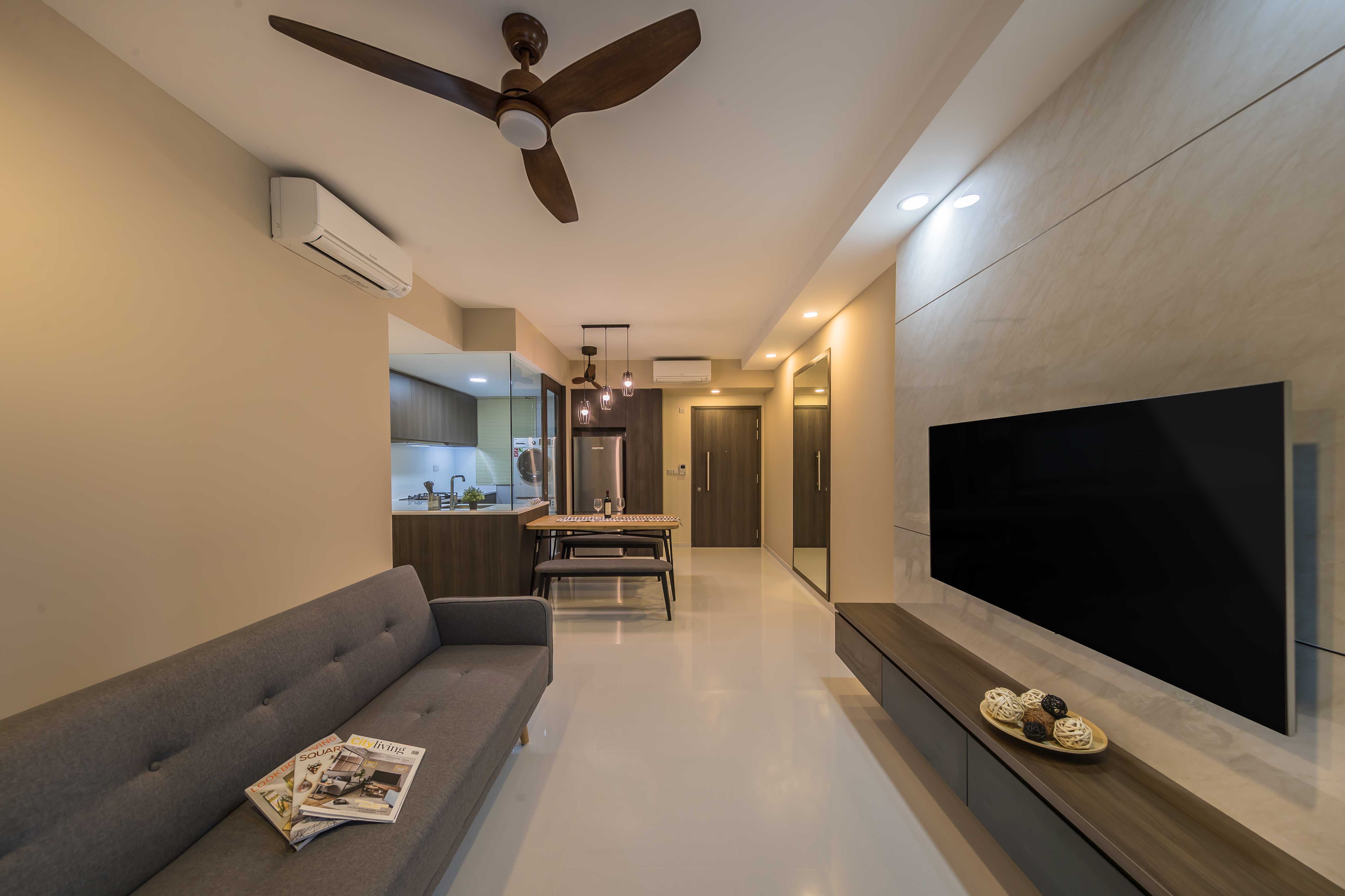 Modern Design - Living Room - Condominium - Design by Swiss Interior Design Pte Ltd