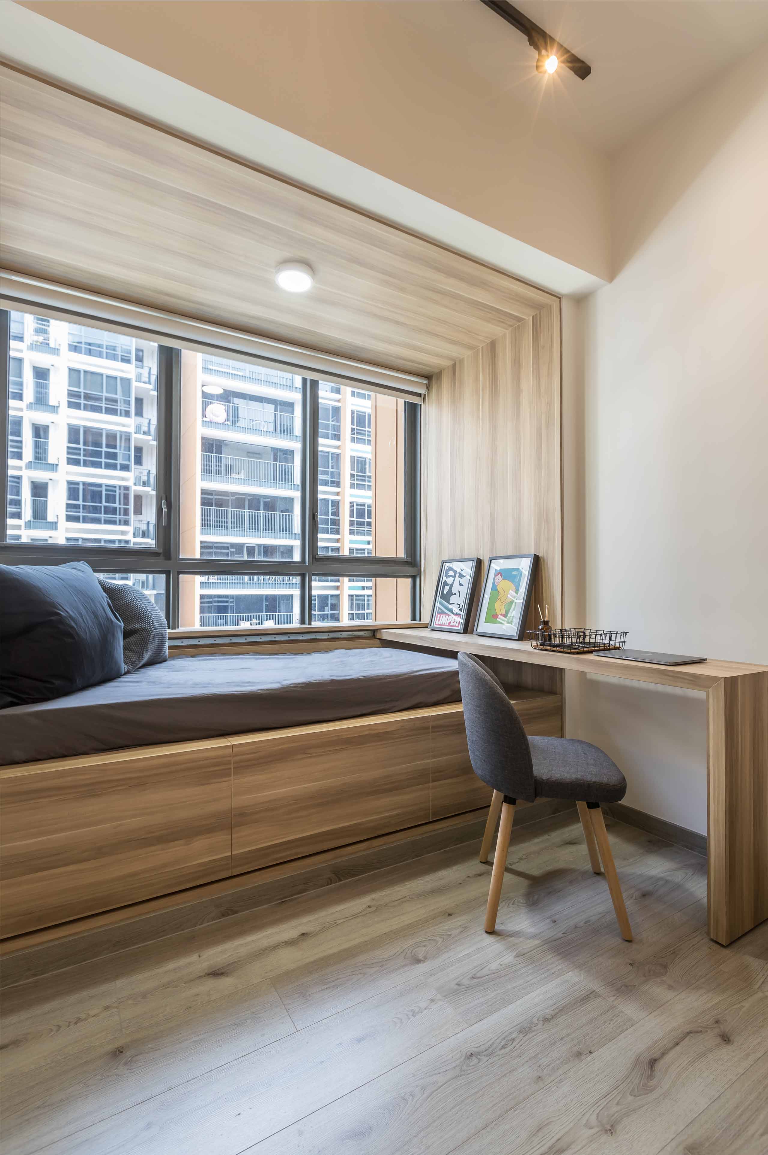 Industrial, Scandinavian Design - Study Room - Condominium - Design by Swiss Interior Design Pte Ltd