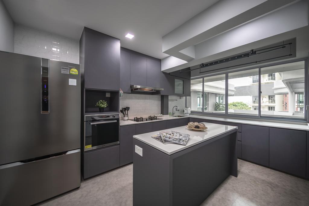 Contemporary, Modern Design - Kitchen - Condominium - Design by Swiss Interior Design Pte Ltd