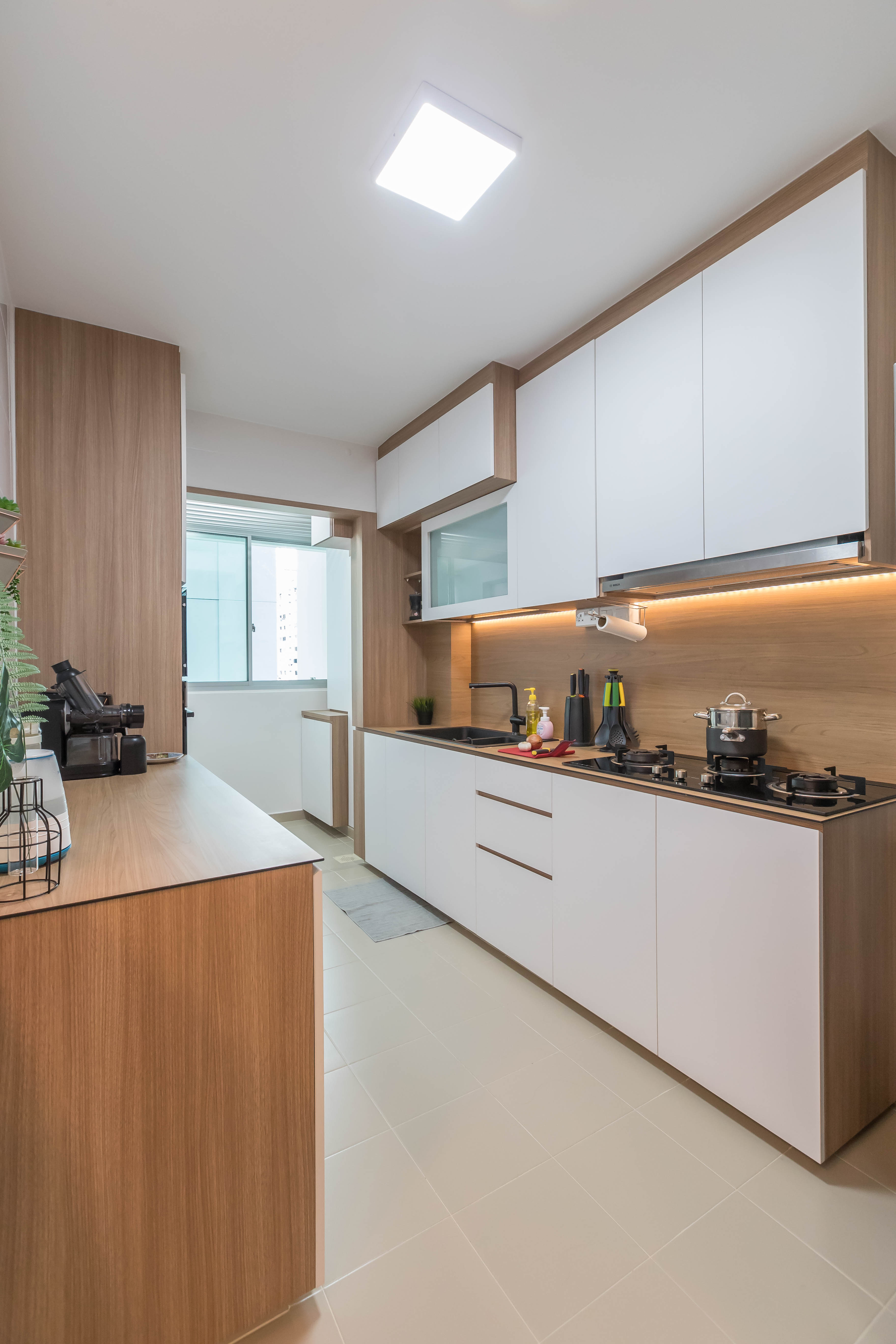 Scandinavian Design - Kitchen - HDB 4 Room - Design by Swiss Interior Design Pte Ltd