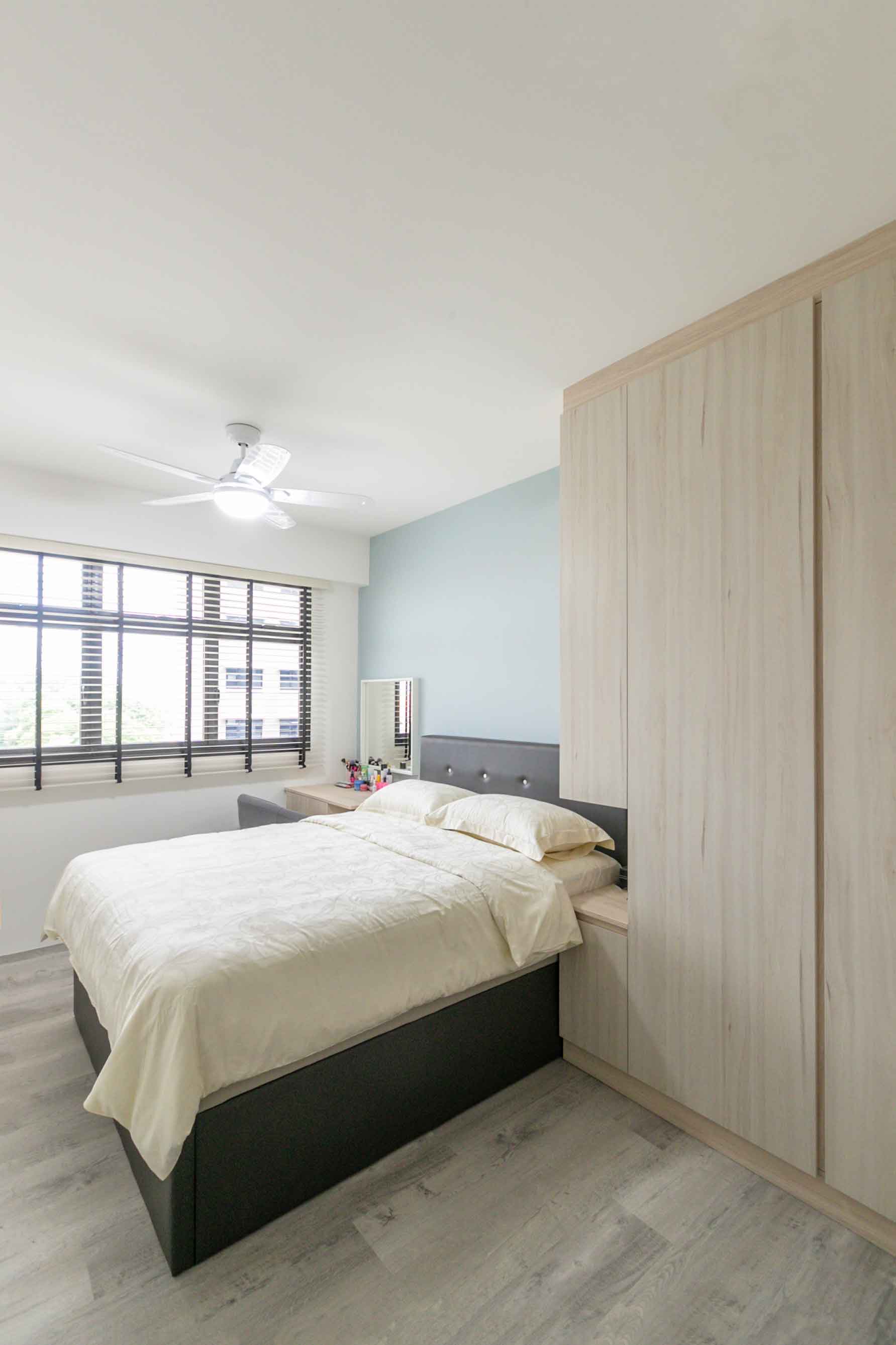 Minimalist, Scandinavian Design - Bedroom - HDB 4 Room - Design by Swiss Interior Design Pte Ltd