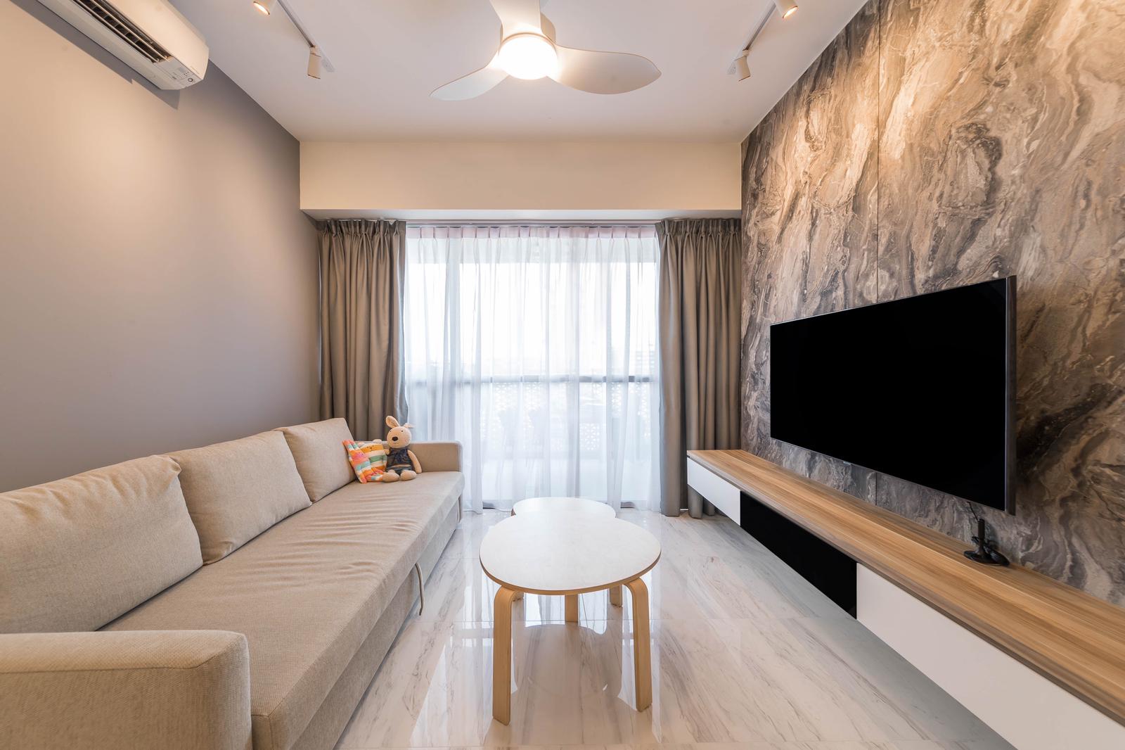 Contemporary, Modern, Scandinavian Design - Living Room - Condominium - Design by Swiss Interior Design Pte Ltd