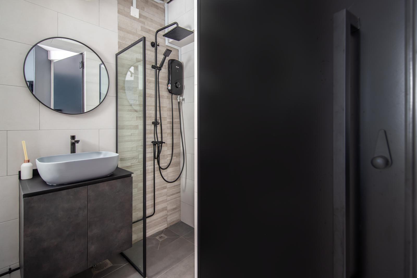 Contemporary, Modern Design - Bathroom - HDB 5 Room - Design by Swiss Interior Design Pte Ltd