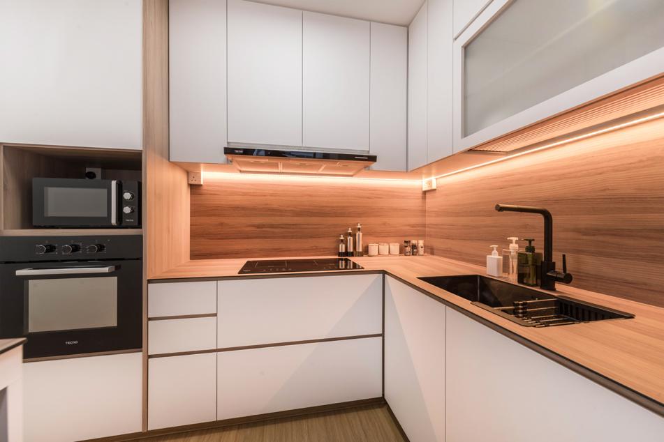 Scandinavian Design - Kitchen - HDB 3 Room - Design by Swiss Interior Design Pte Ltd