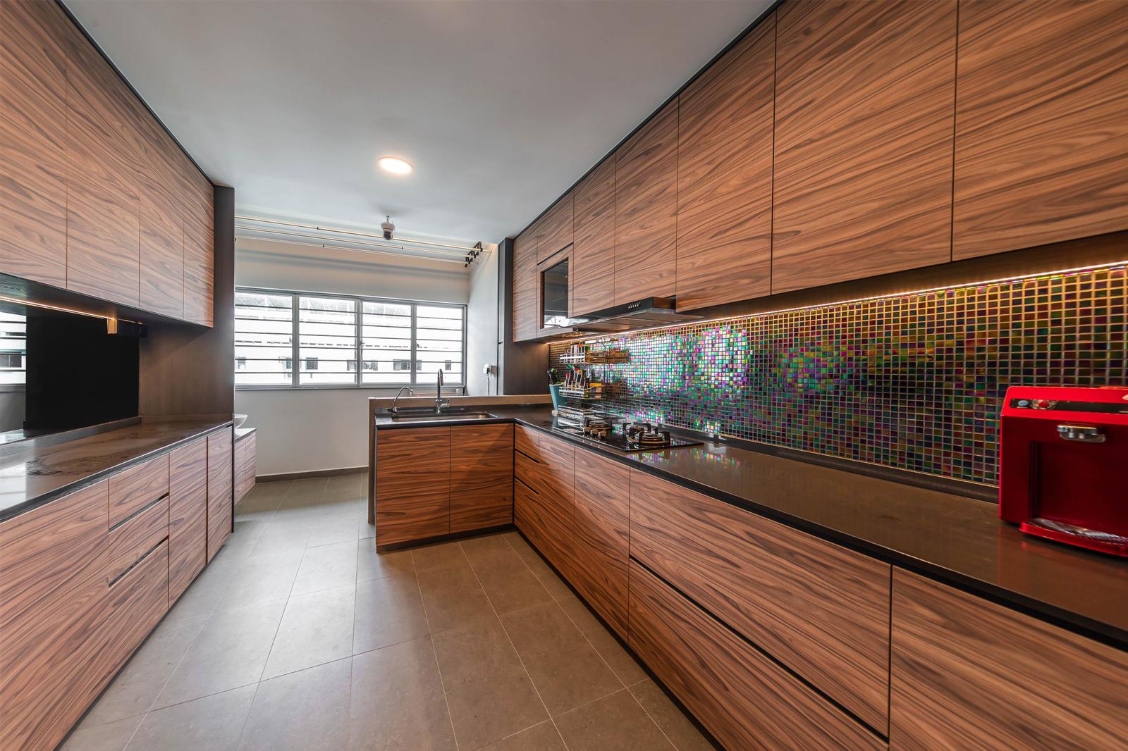 Modern, Scandinavian Design - Kitchen - HDB Executive Apartment - Design by Swiss Interior Design Pte Ltd