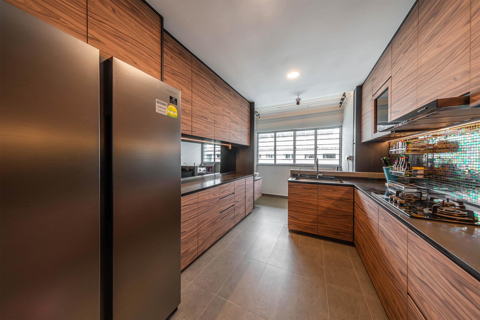 Modern, Scandinavian Design - Kitchen - HDB Executive Apartment - Design by Swiss Interior Design Pte Ltd