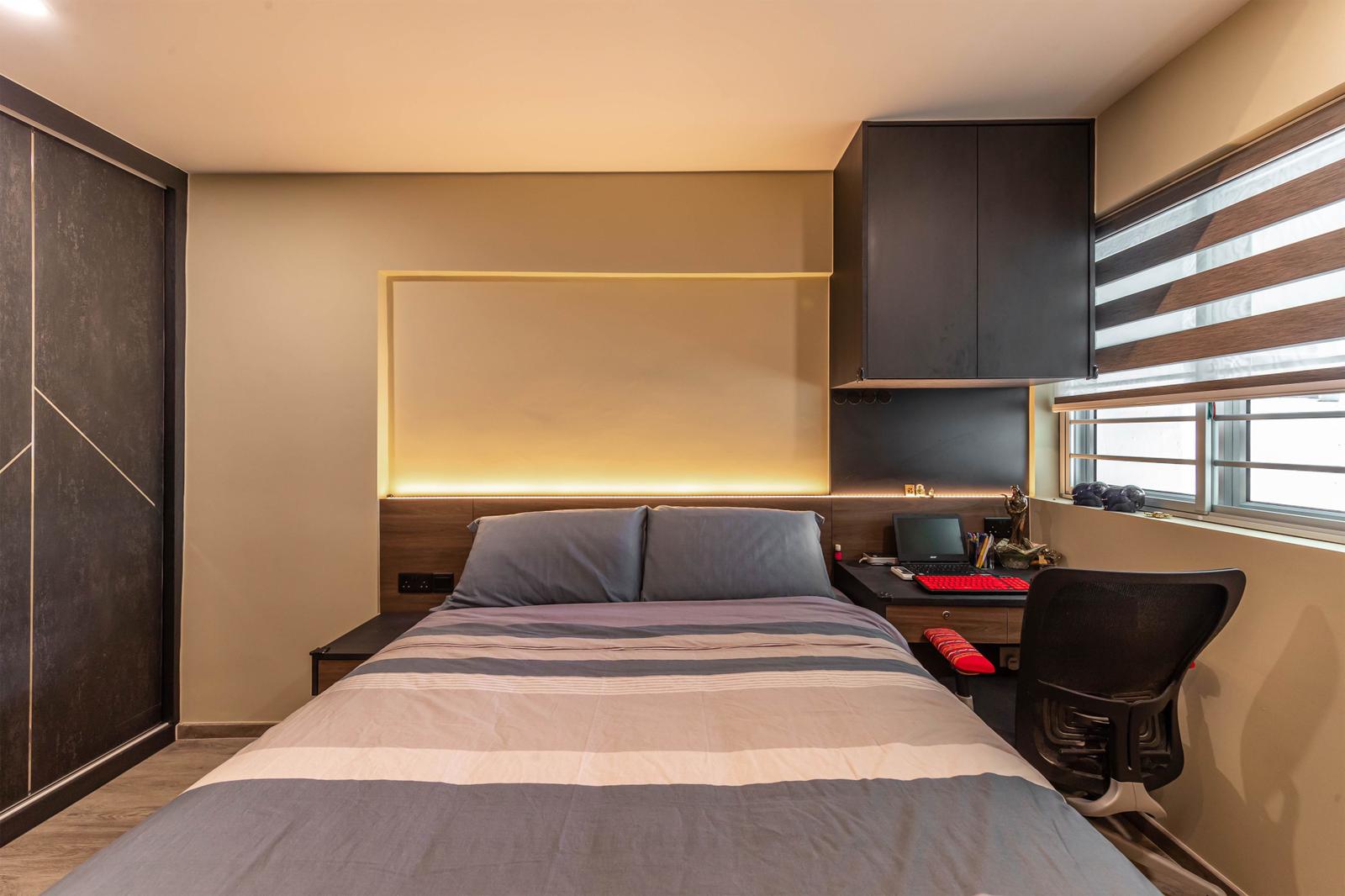 Modern, Scandinavian Design - Bedroom - HDB Executive Apartment - Design by Swiss Interior Design Pte Ltd