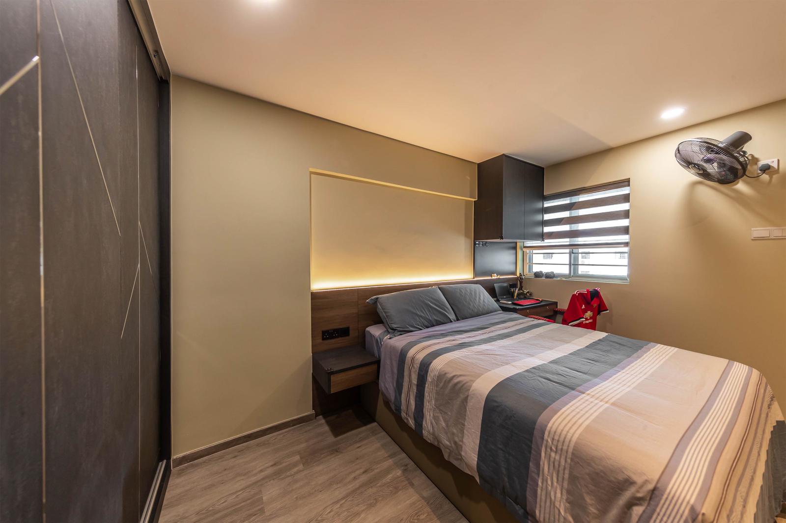 Modern, Scandinavian Design - Bedroom - HDB Executive Apartment - Design by Swiss Interior Design Pte Ltd