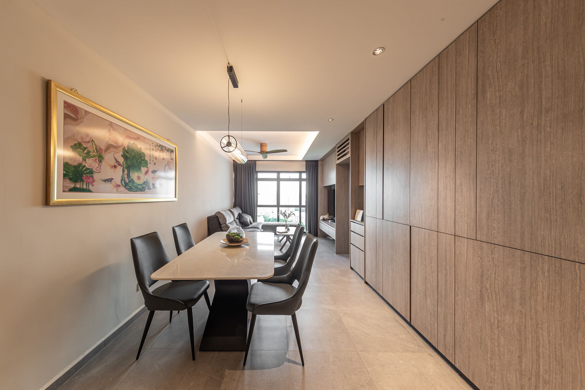 Modern, Scandinavian Design - Dining Room - HDB 4 Room - Design by Swiss Interior Design Pte Ltd