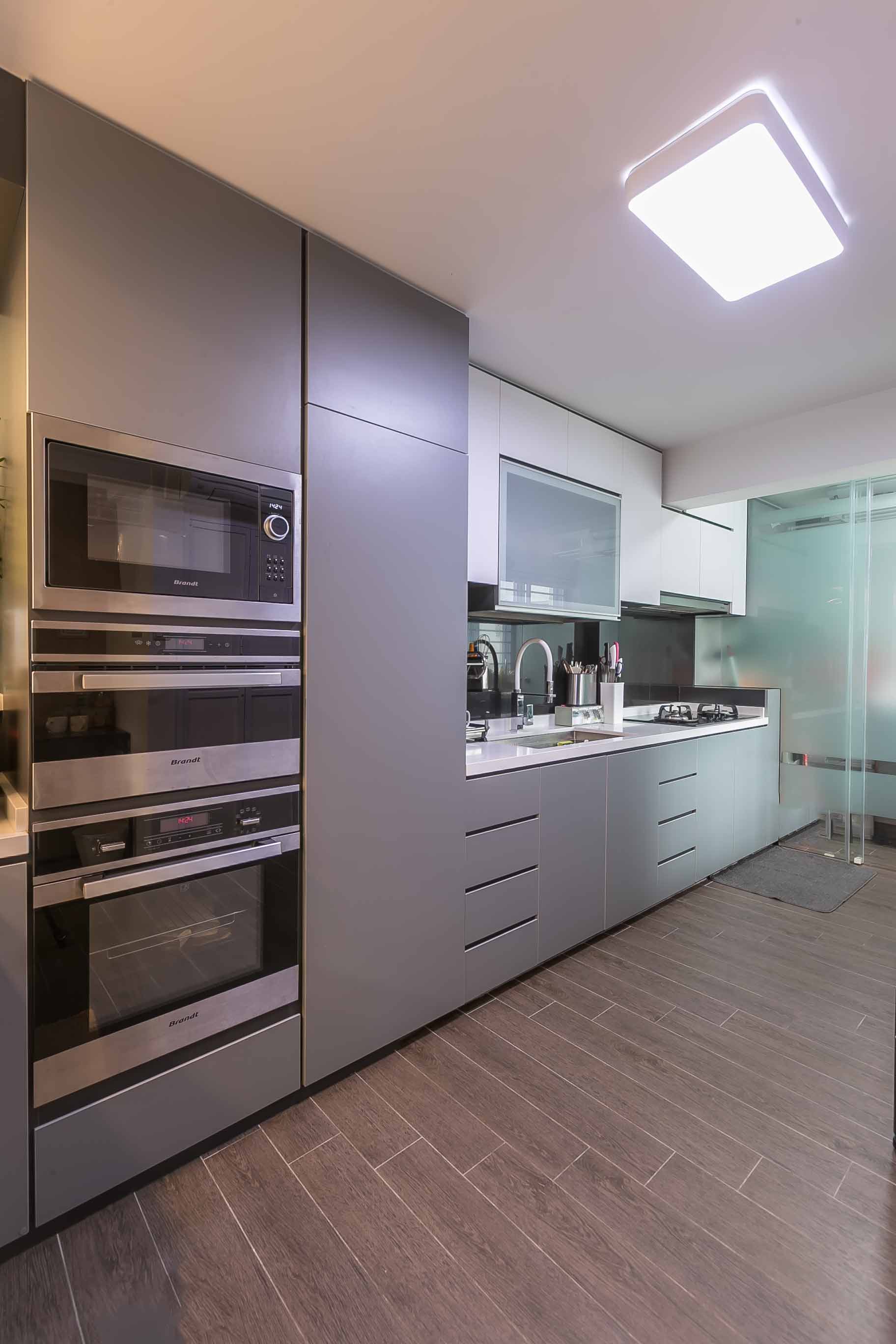 Modern, Scandinavian Design - Kitchen - HDB 5 Room - Design by Swiss Interior Design Pte Ltd