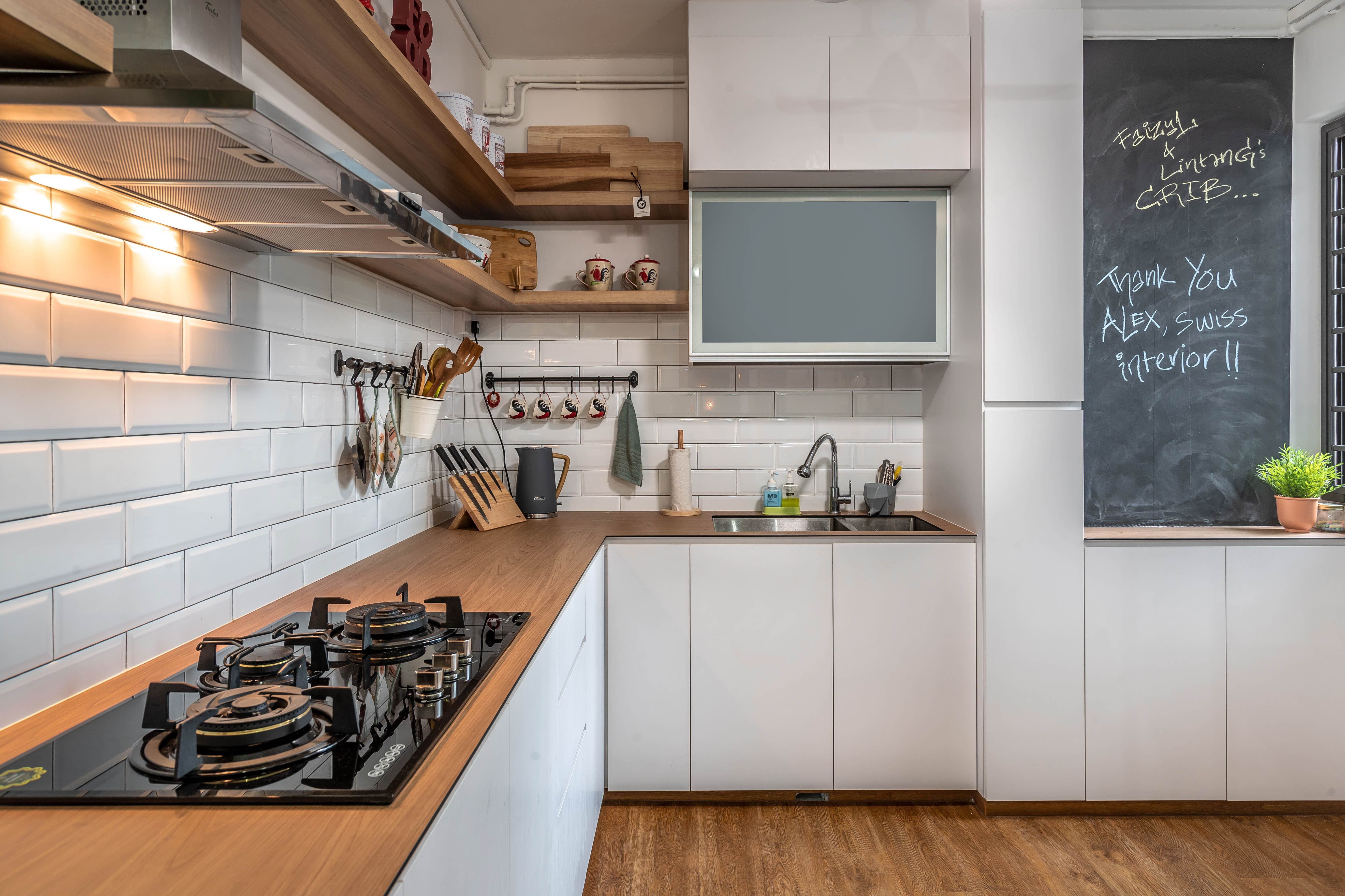  Design - Kitchen - HDB 4 Room - Design by Swiss Interior Design Pte Ltd