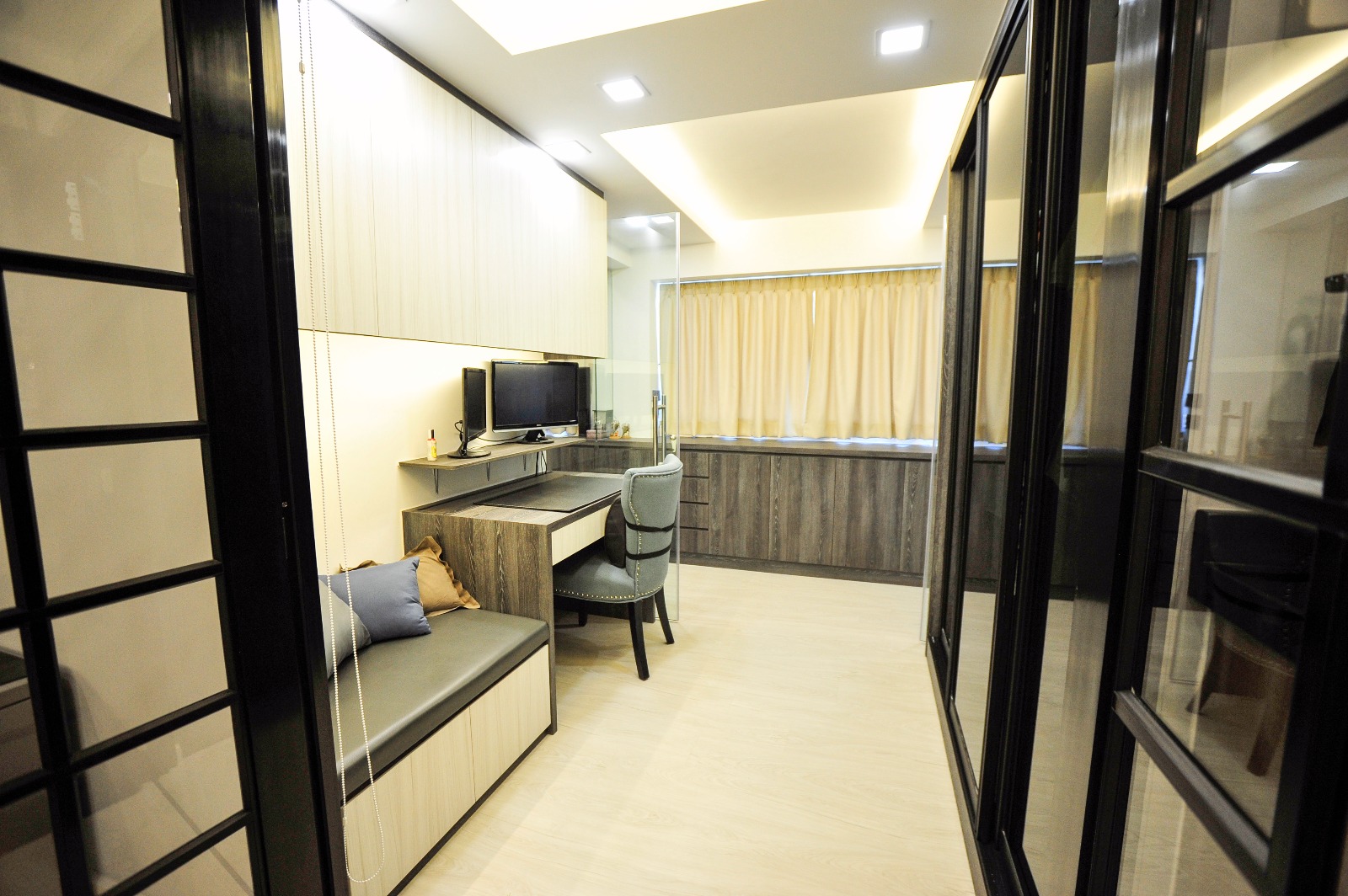 Contemporary Design - Bedroom - HDB 5 Room - Design by Swiss Interior Design Pte Ltd