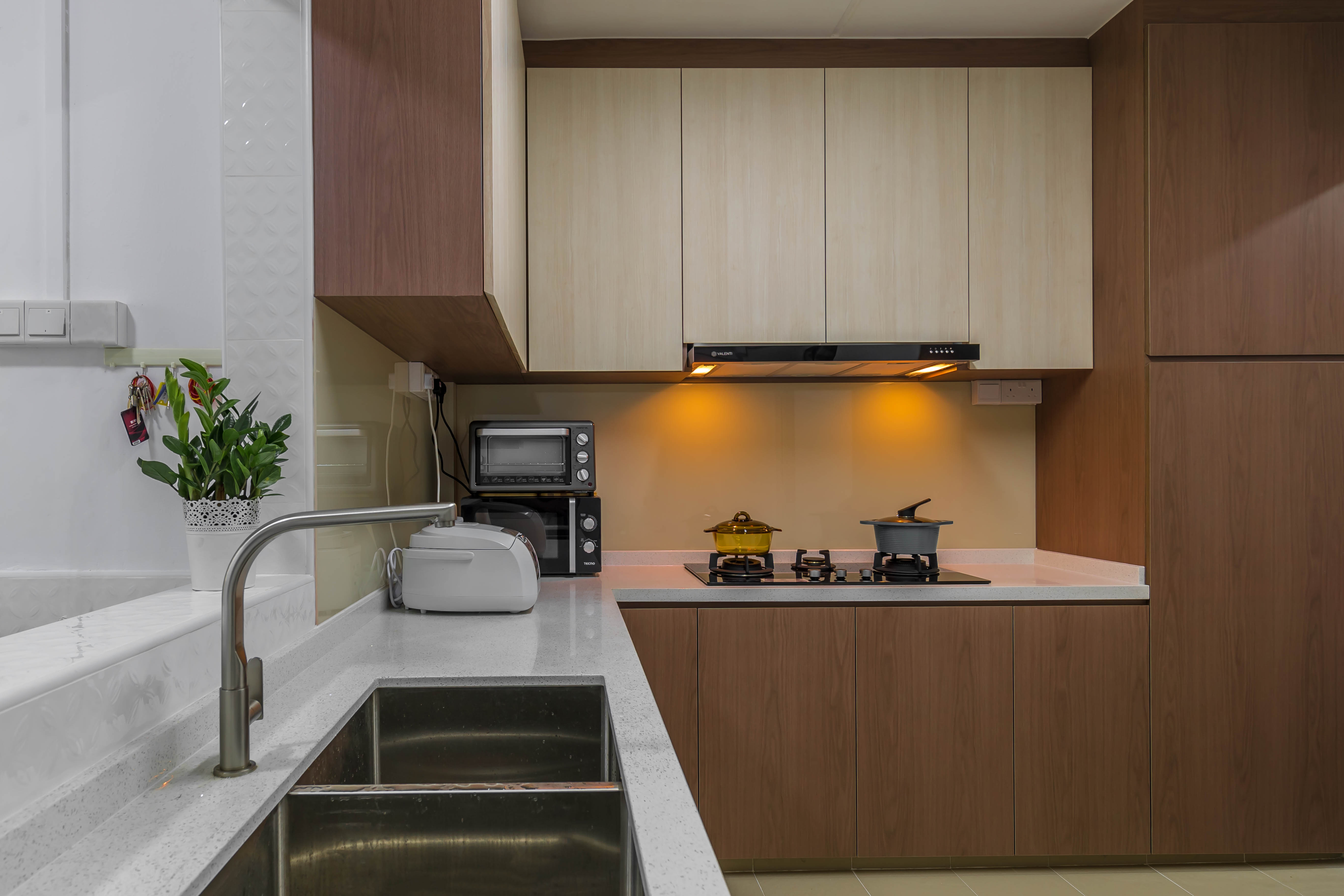 Scandinavian Design - Kitchen - HDB 5 Room - Design by Swiss Interior Design Pte Ltd