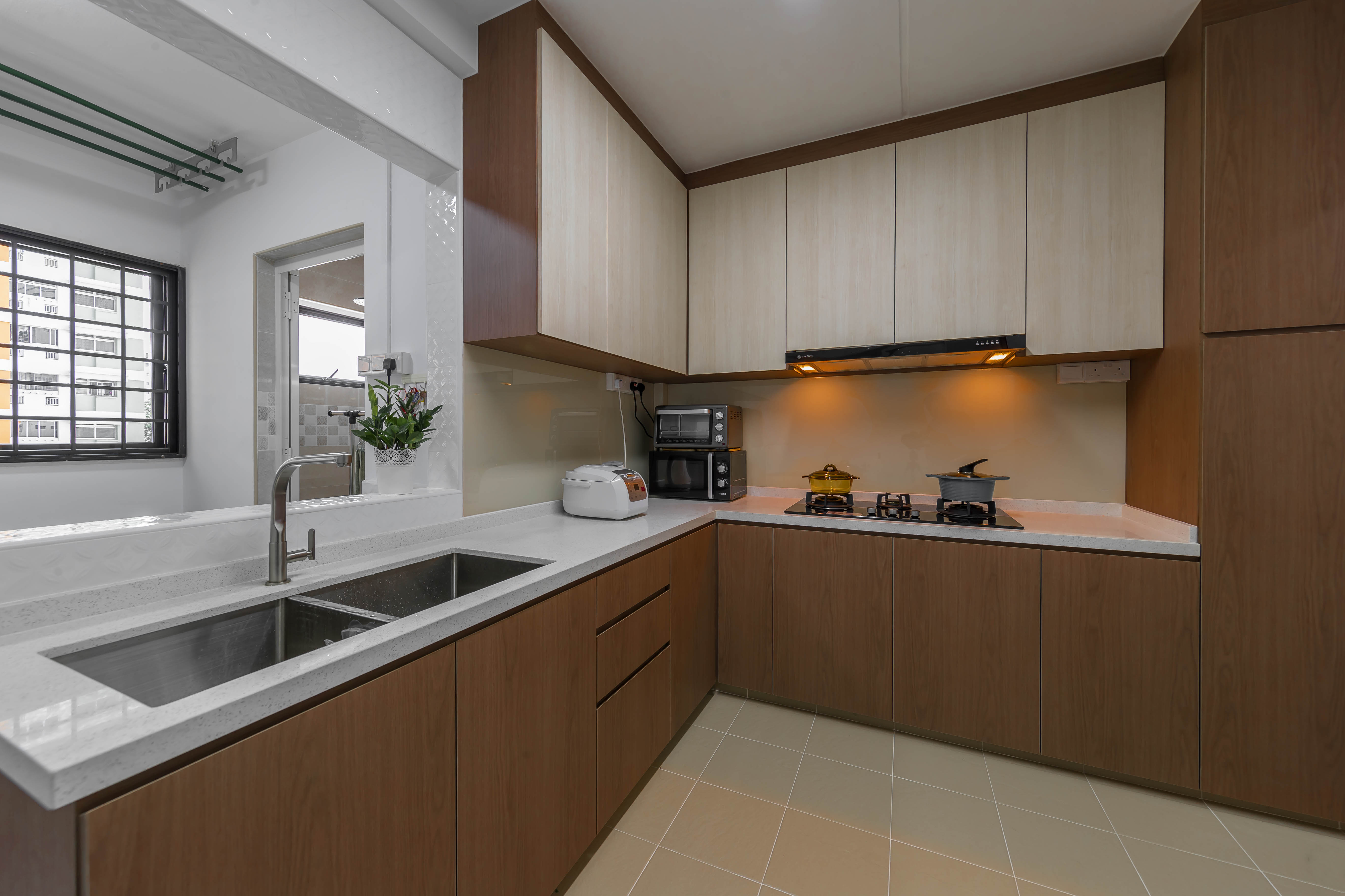Scandinavian Design - Kitchen - HDB 5 Room - Design by Swiss Interior Design Pte Ltd