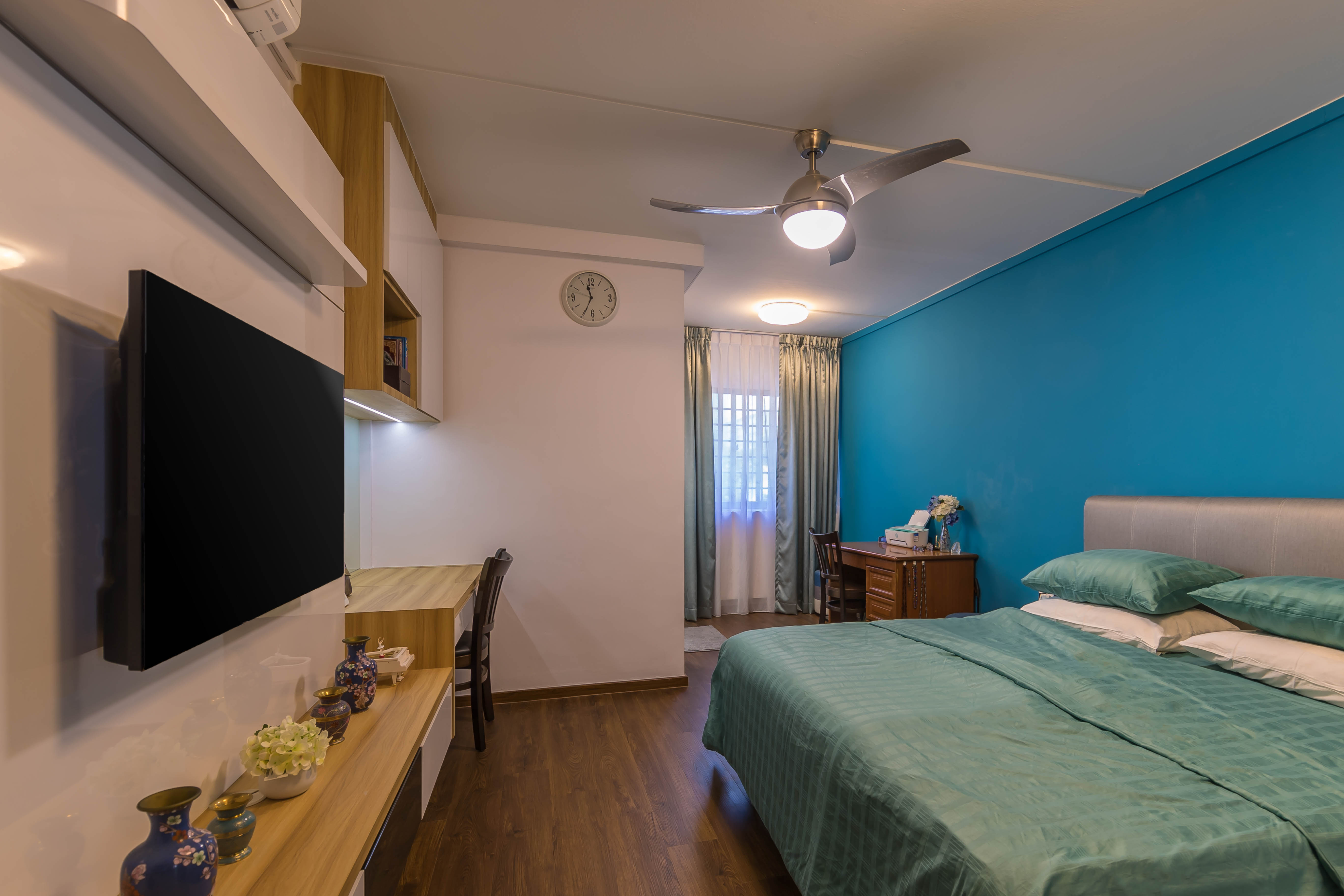 Scandinavian Design - Bedroom - HDB 5 Room - Design by Swiss Interior Design Pte Ltd