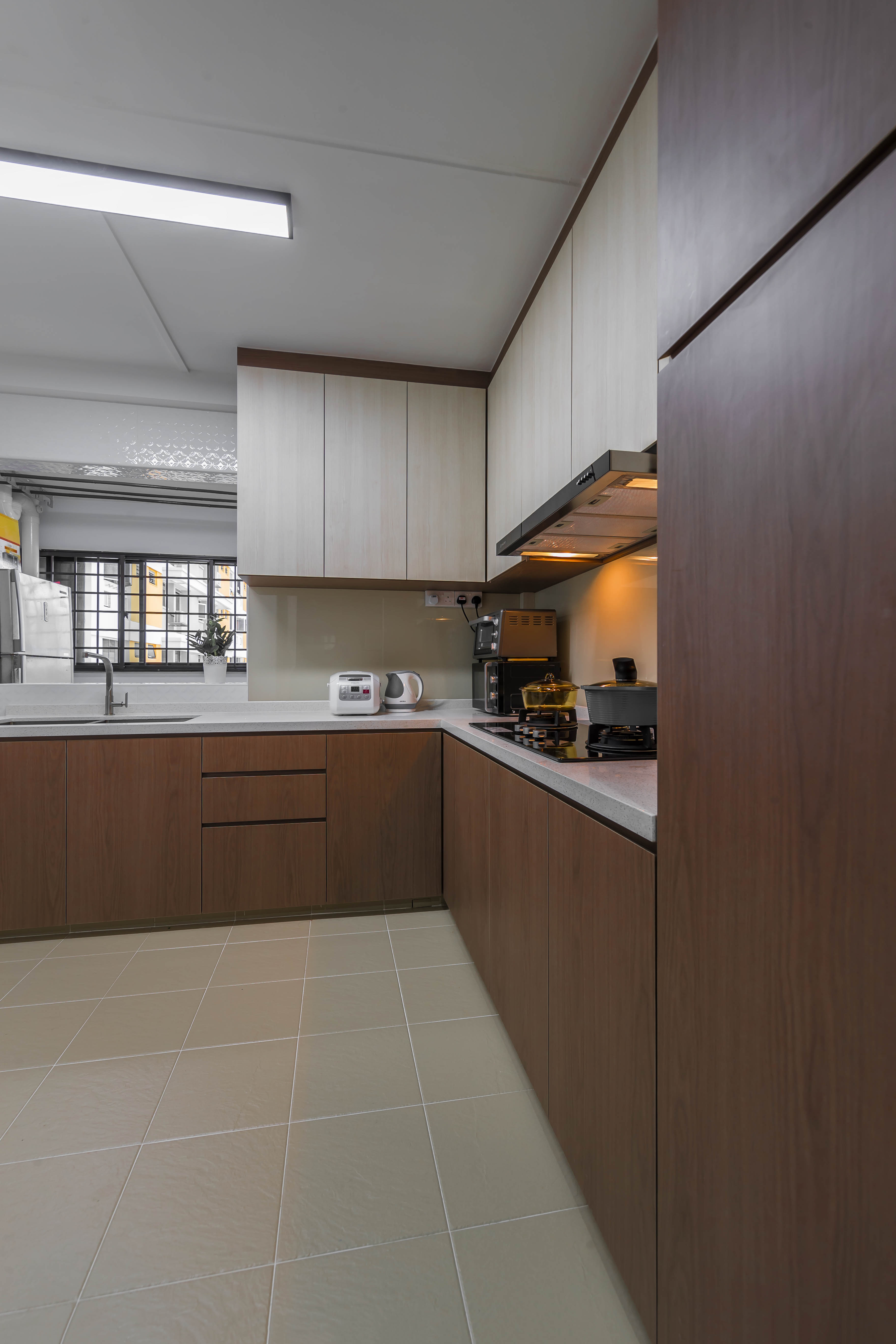 Scandinavian Design - Kitchen - HDB 5 Room - Design by Swiss Interior Design Pte Ltd