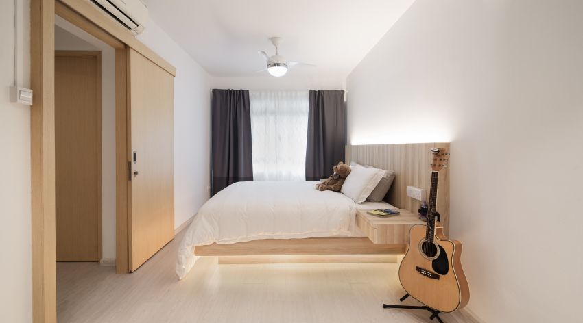 Modern, Scandinavian Design - Bedroom - HDB 4 Room - Design by Swiss Interior Design Pte Ltd