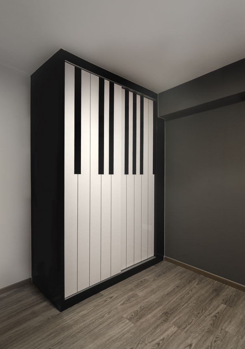 Industrial, Scandinavian Design - Bedroom - HDB 4 Room - Design by Swiss Interior Design Pte Ltd