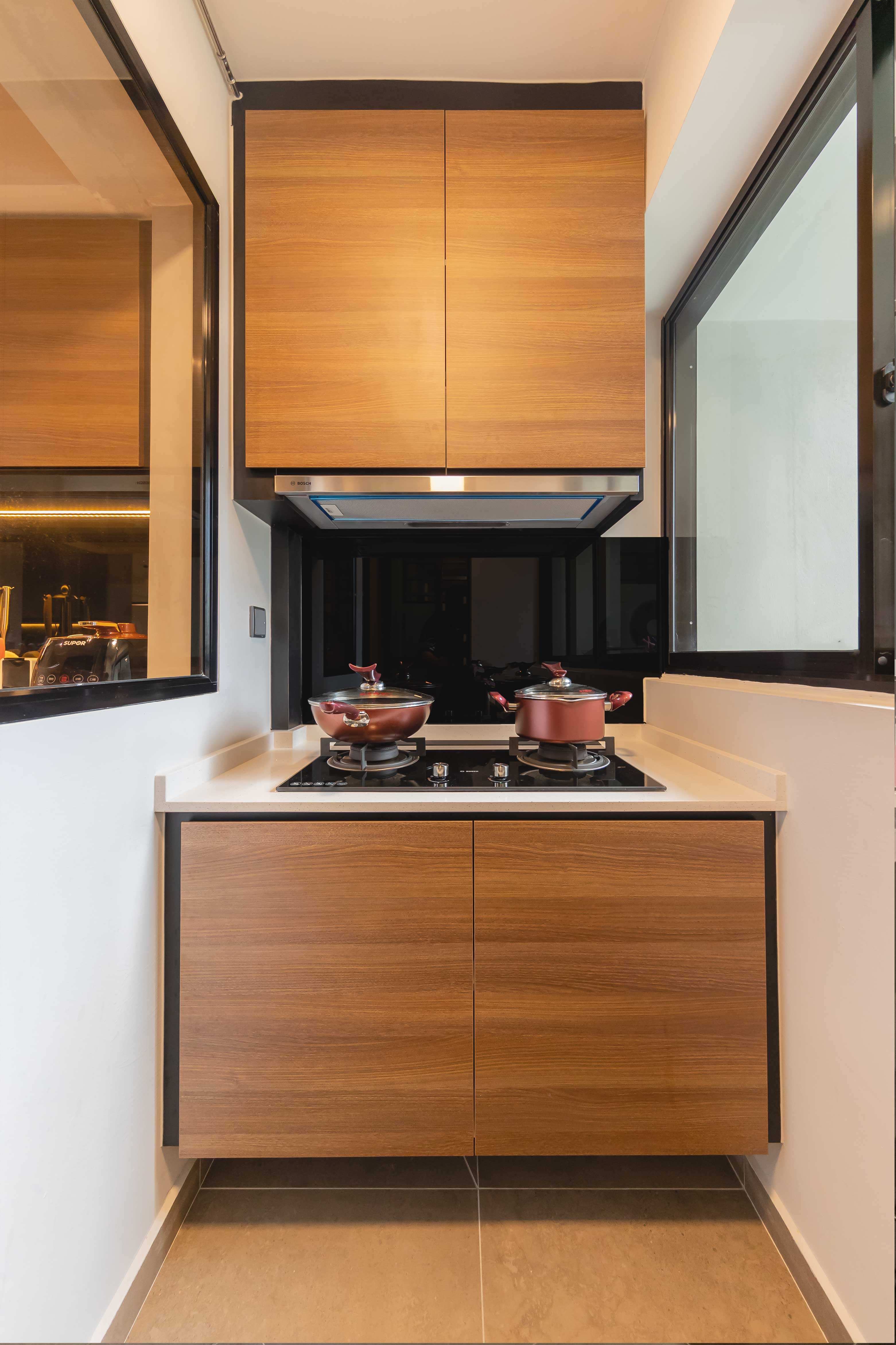 Classical, Modern Design - Kitchen - HDB 4 Room - Design by Swiss Interior Design Pte Ltd