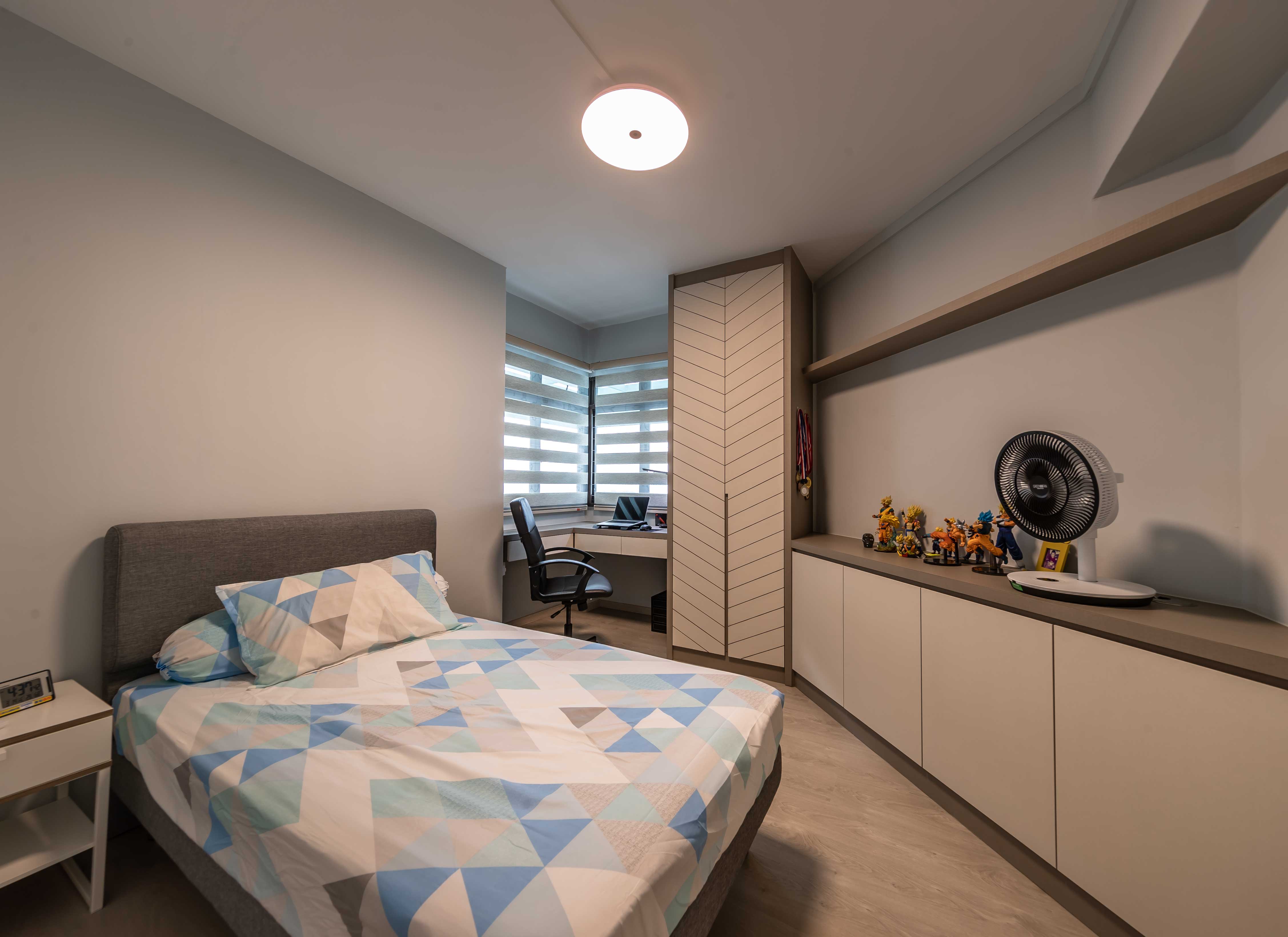 Classical, Modern Design - Bedroom - HDB 5 Room - Design by Swiss Interior Design Pte Ltd