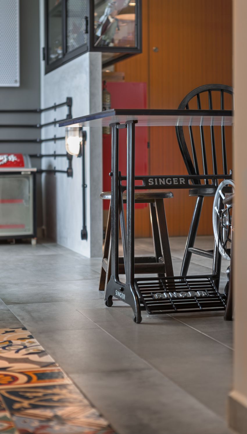 Industrial, Retro Design - Dining Room - HDB 3 Room - Design by Swiss Interior Design Pte Ltd