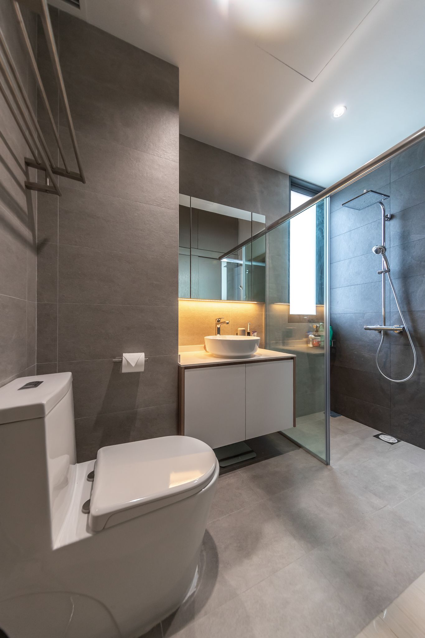 Scandinavian Design - Bathroom - Condominium - Design by Swiss Interior Design Pte Ltd