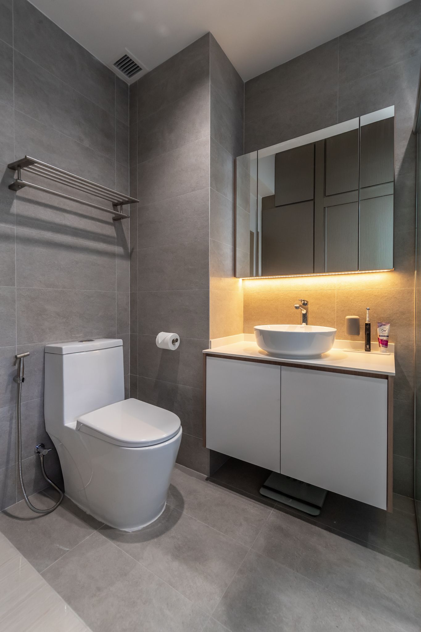 Scandinavian Design - Bathroom - Condominium - Design by Swiss Interior Design Pte Ltd