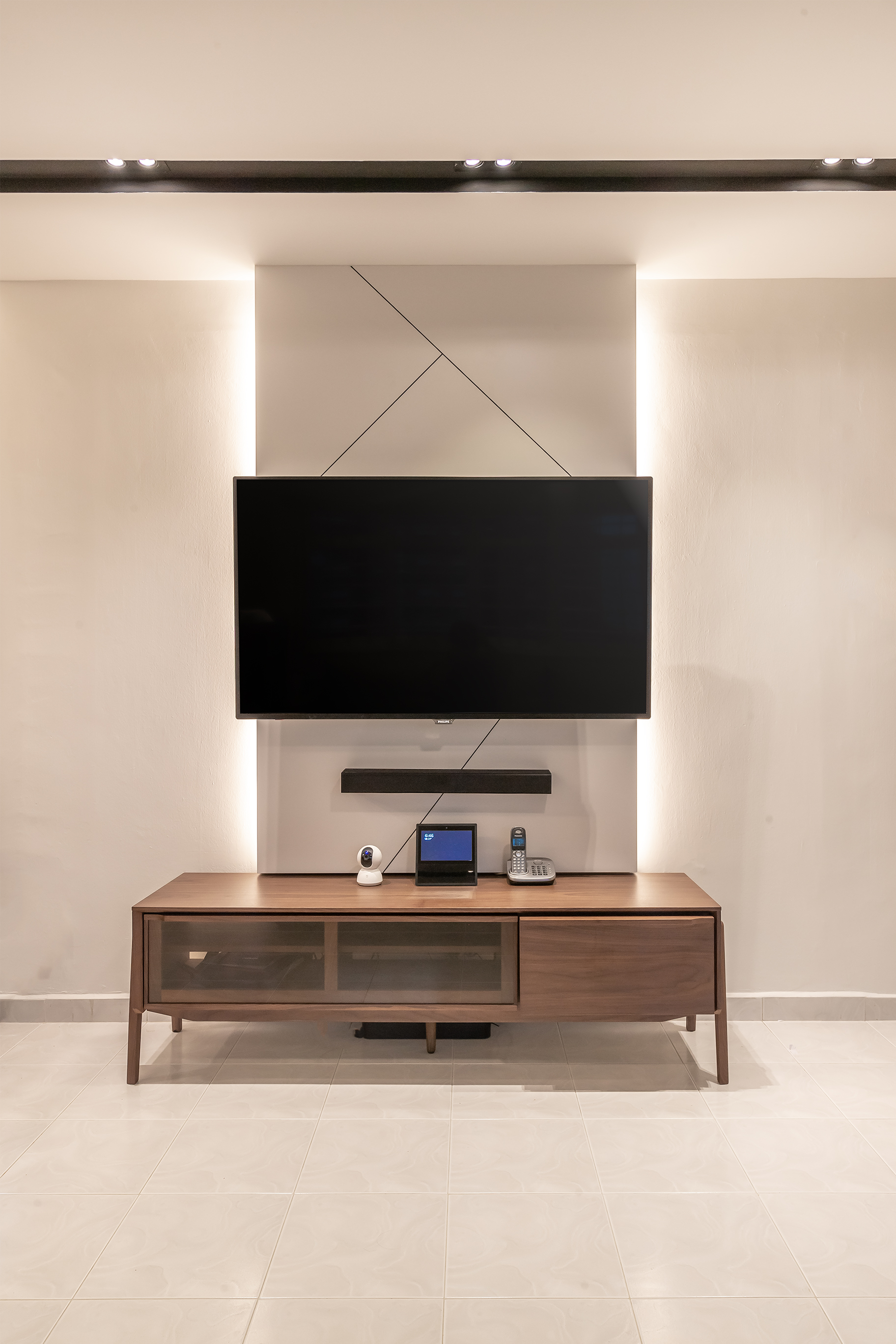 Modern Design - Living Room - HDB 5 Room - Design by Swiss Interior Design Pte Ltd