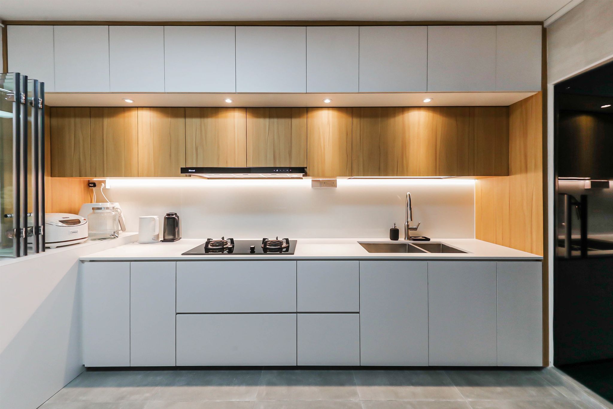 Scandinavian Design - Kitchen - HDB 4 Room - Design by Swiss Interior Design Pte Ltd