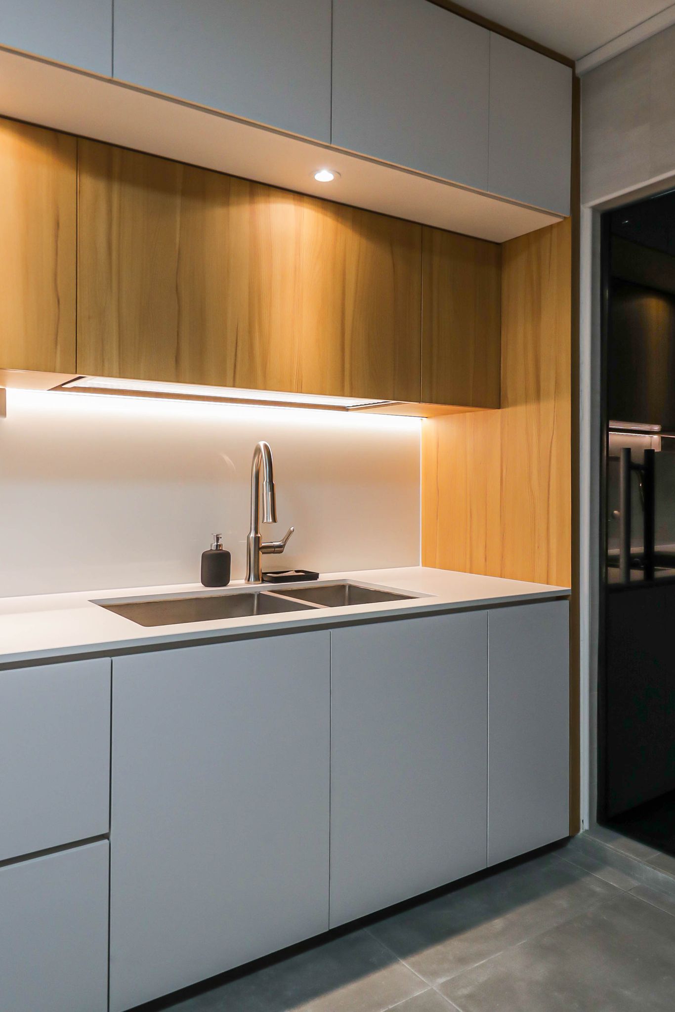Scandinavian Design - Kitchen - HDB 4 Room - Design by Swiss Interior Design Pte Ltd