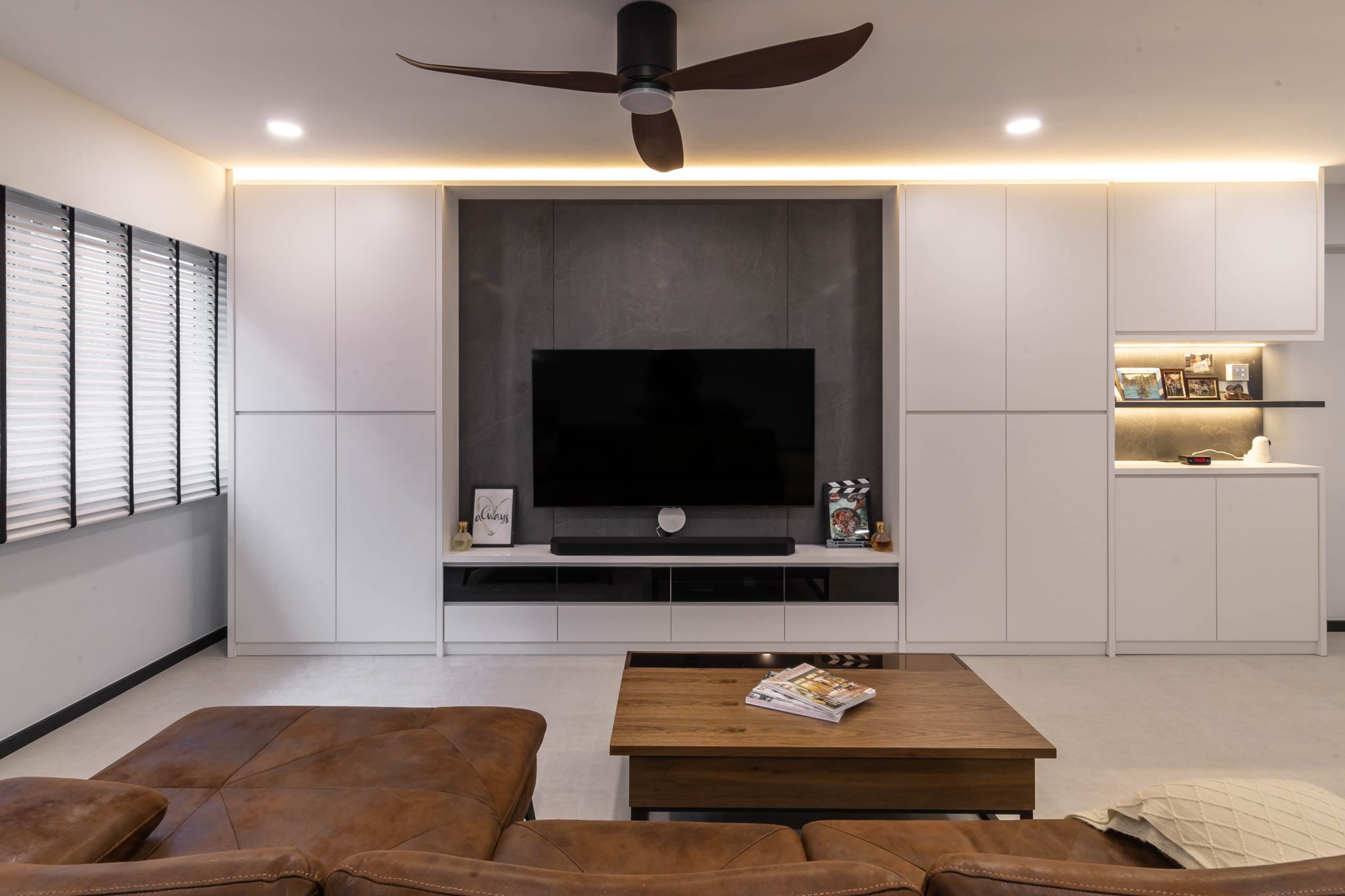  Design - Living Room - HDB Executive Apartment - Design by Swiss Interior Design Pte Ltd