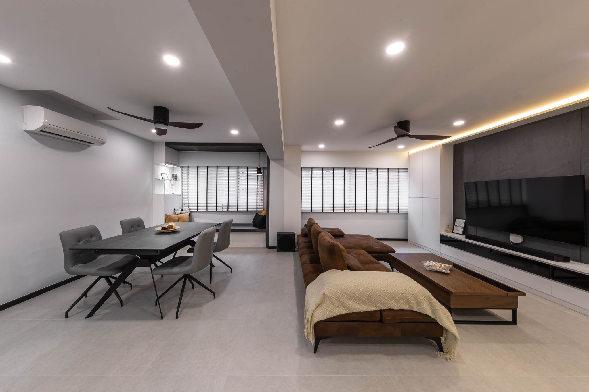  Design - Living Room - HDB Executive Apartment - Design by Swiss Interior Design Pte Ltd