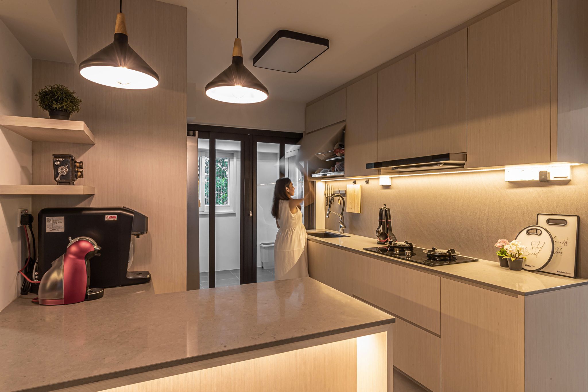  Design - Kitchen - HDB Executive Apartment - Design by Swiss Interior Design Pte Ltd