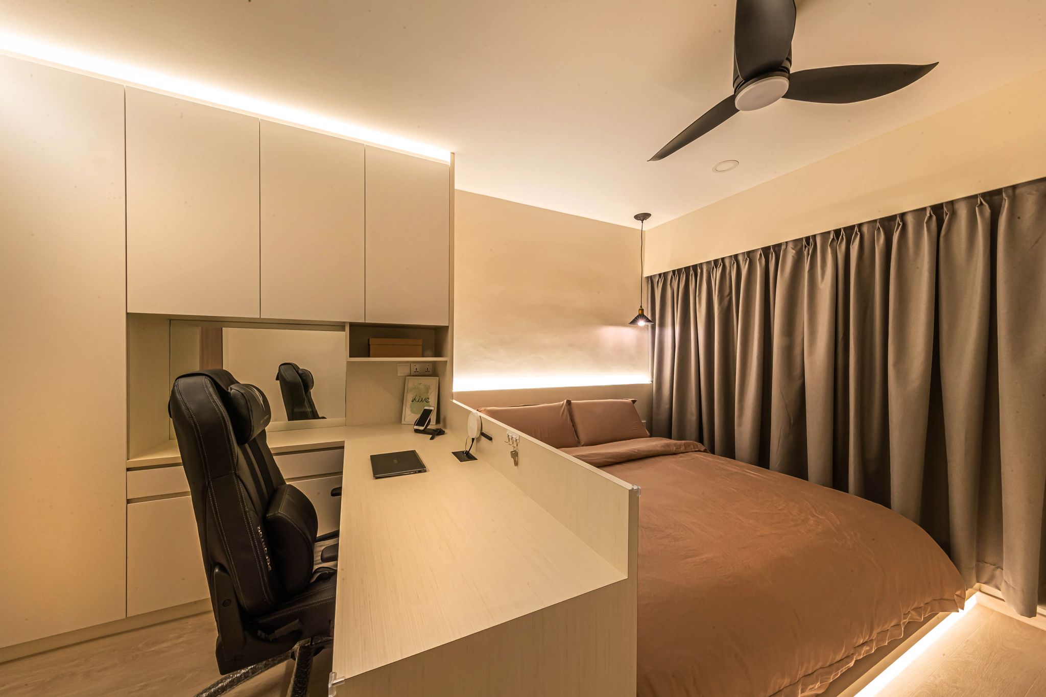  Design - Bedroom - HDB Executive Apartment - Design by Swiss Interior Design Pte Ltd