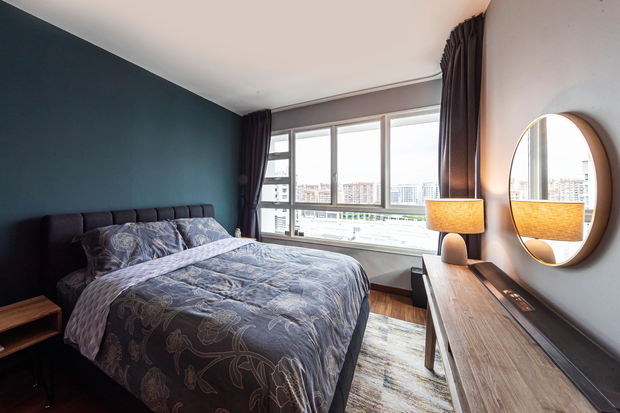 Modern, Retro Design - Bedroom - HDB 4 Room - Design by Swiss Interior Design Pte Ltd