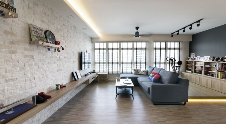 Contemporary, Industrial, Minimalist Design - Living Room - Others - Design by Swiss Interior Design Pte Ltd