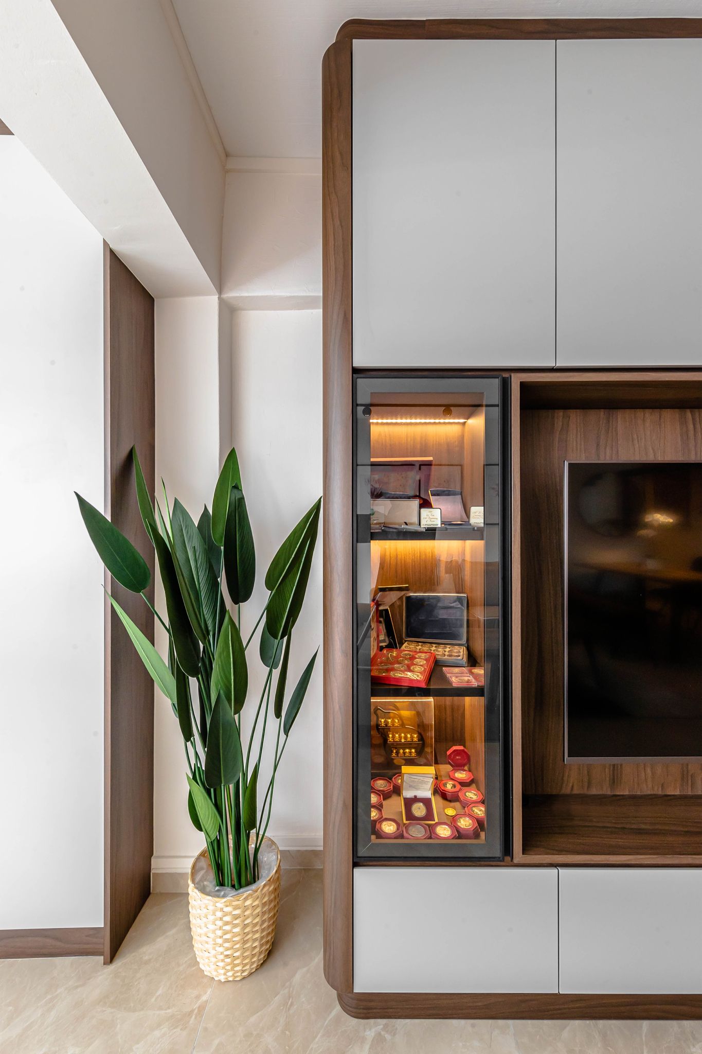 Modern Design - Living Room - HDB 5 Room - Design by Swiss Interior Design Pte Ltd
