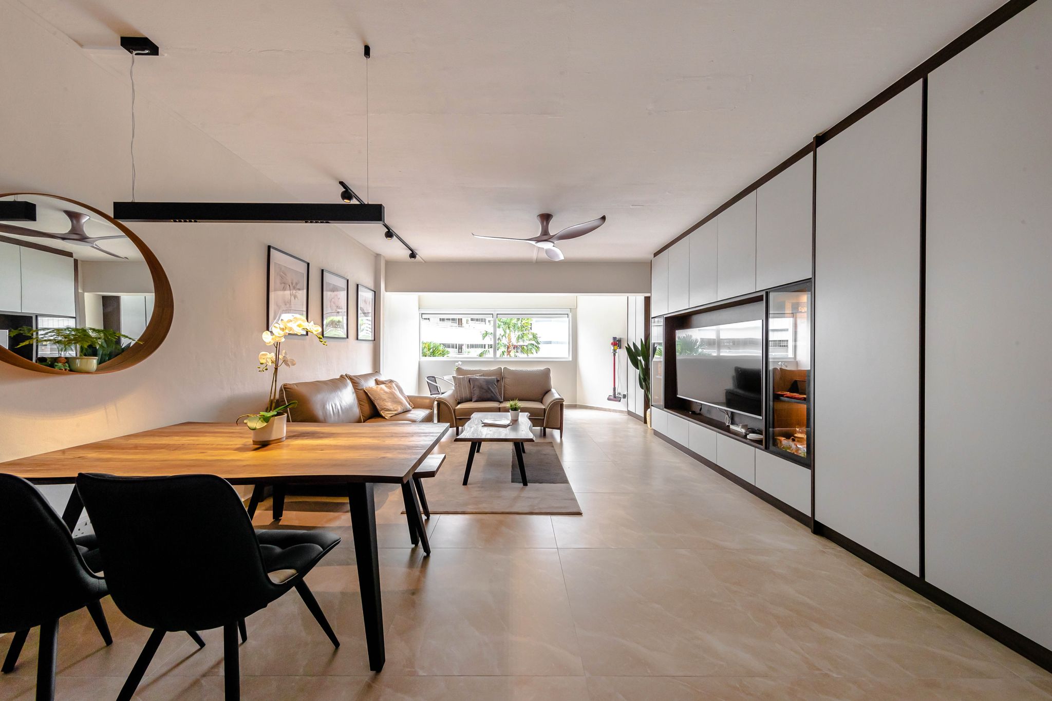 Modern Design - Dining Room - HDB 5 Room - Design by Swiss Interior Design Pte Ltd