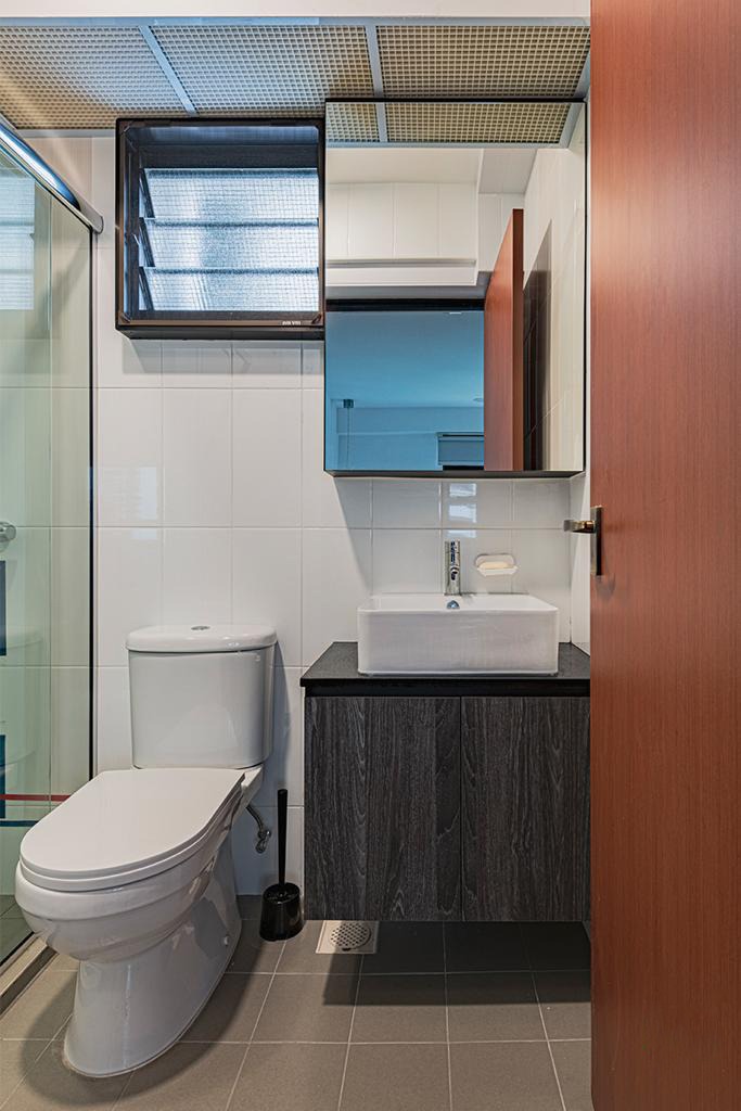 Industrial, Scandinavian Design - Bathroom - HDB 4 Room - Design by Swiss Interior Design Pte Ltd