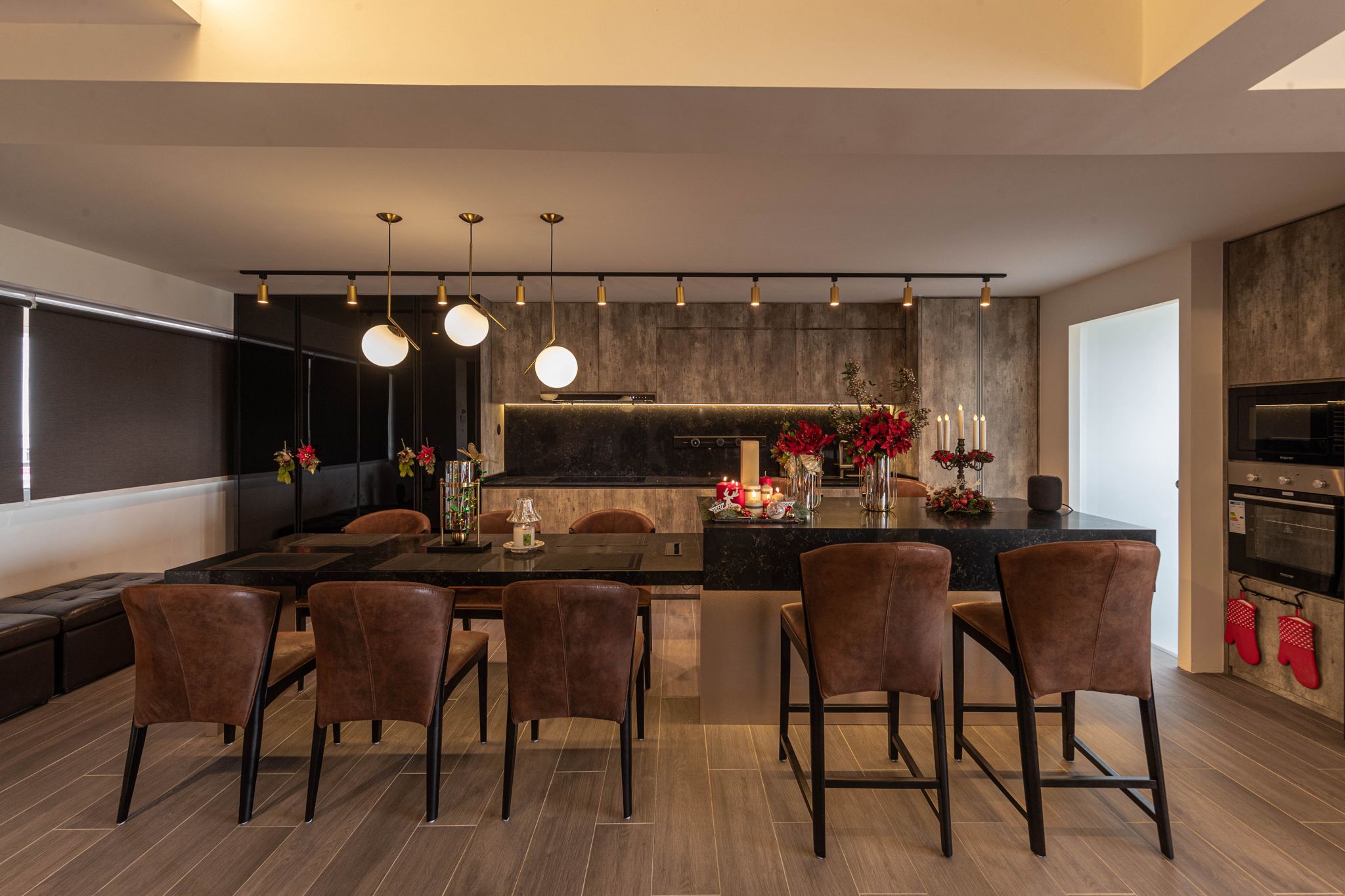 Modern Design - Dining Room - HDB Executive Apartment - Design by Swiss Interior Design Pte Ltd